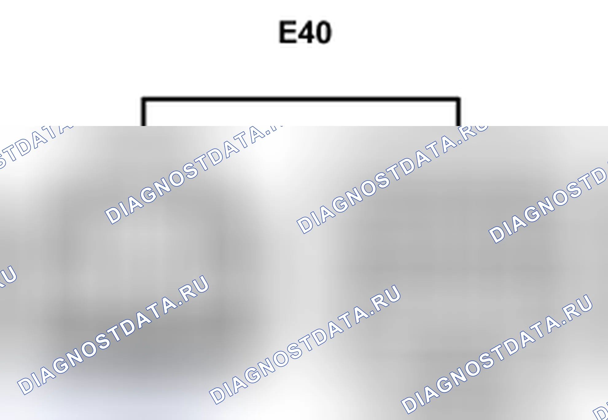Рис. 455: Вид с торца соединительного разъема (E40). Toyota Camry XV40
