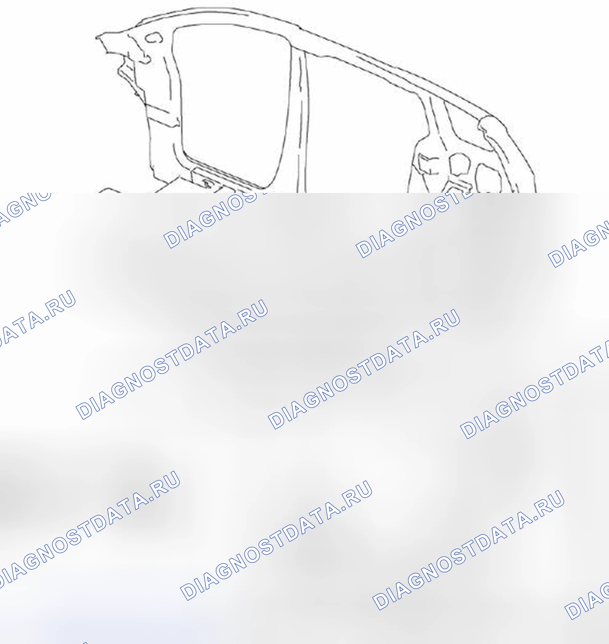 Рис. 35: ДЕМОНТАЖ / МОНТАЖ ТРОСА ОТКРЫВАТЕЛЯ КРЫШКИ ТОПЛИВОЗАПРАВЩИКА. Honda Civic IX рестайлинг