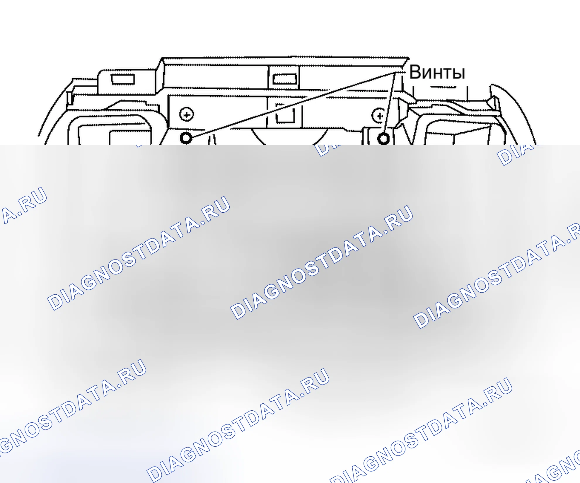 Рис. 2: Демонтаж. Nissan Frontier D22