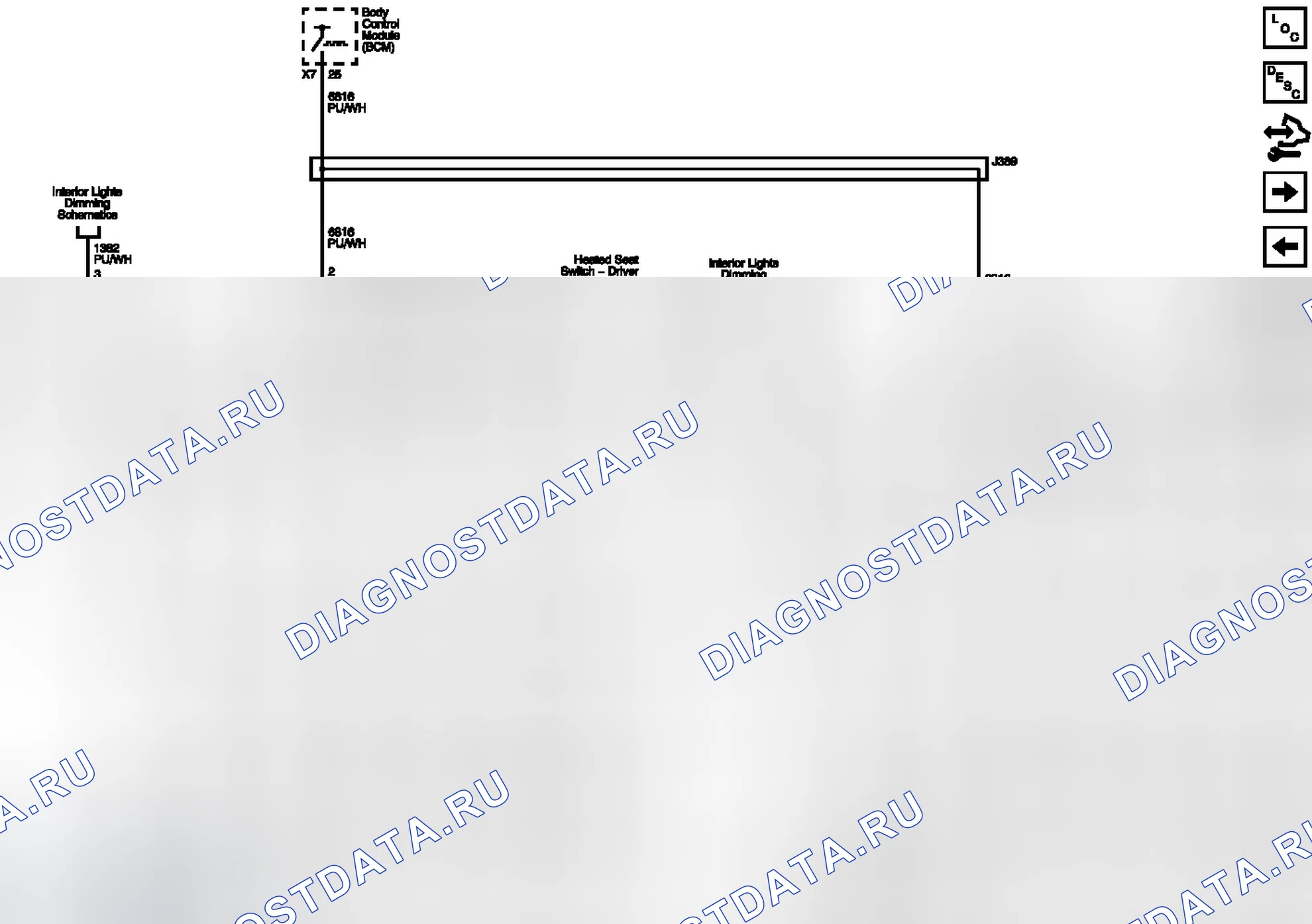 Рис. 99: Индикаторы и переключатели (аксессуар SPO). Buick Enclave I