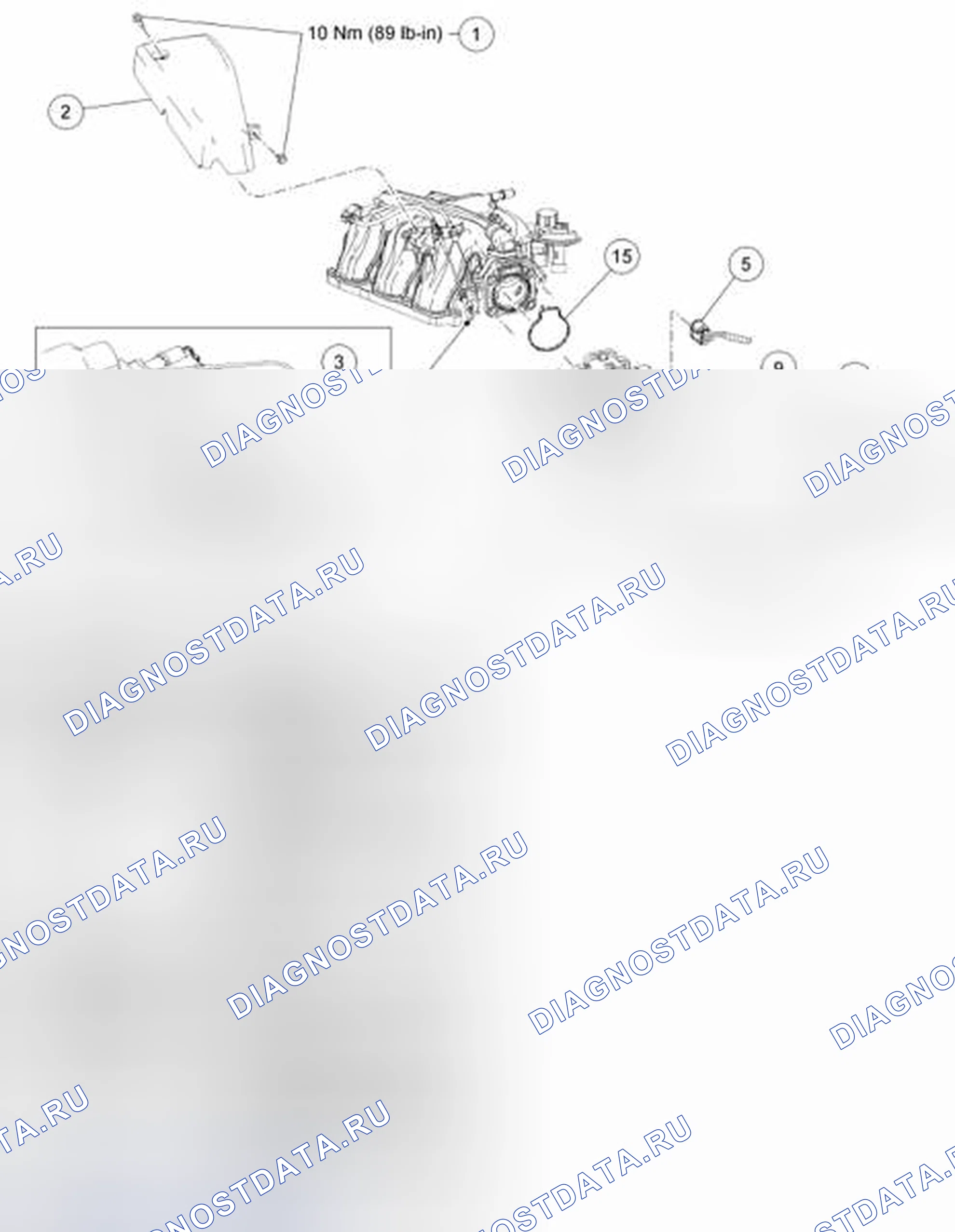 Рис. 6: Корпус дроссельной заслонки. Hyundai Matrix I рестайлинг