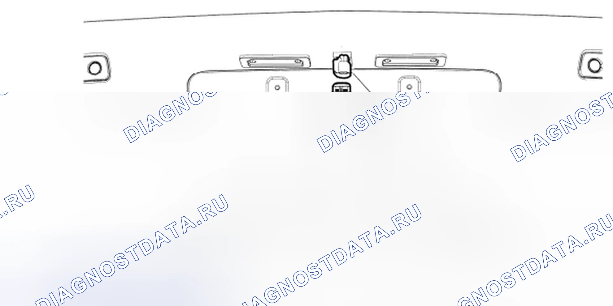 Рис. 57: Пусковой выключатель дверь багажника. Hyundai Kona I рестайлинг