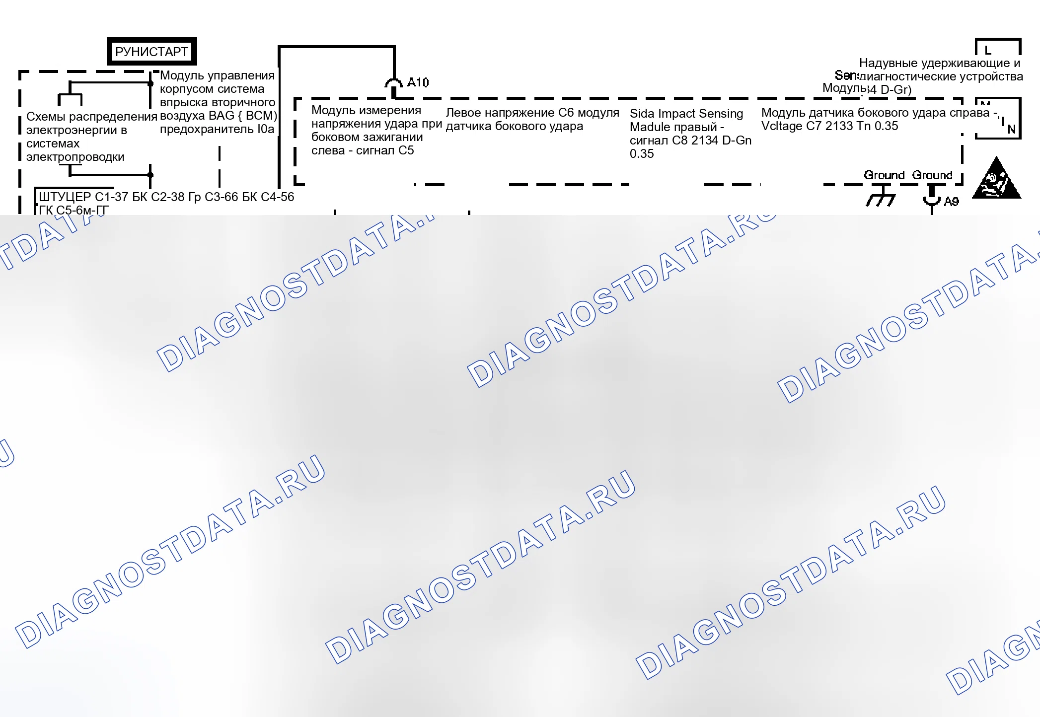 Рис. 18: расшифровка кода ошибки B0077, xtigx1, B0079, B0080, B0081 или xta-gx5 B0078 B0082. Kia Rio III