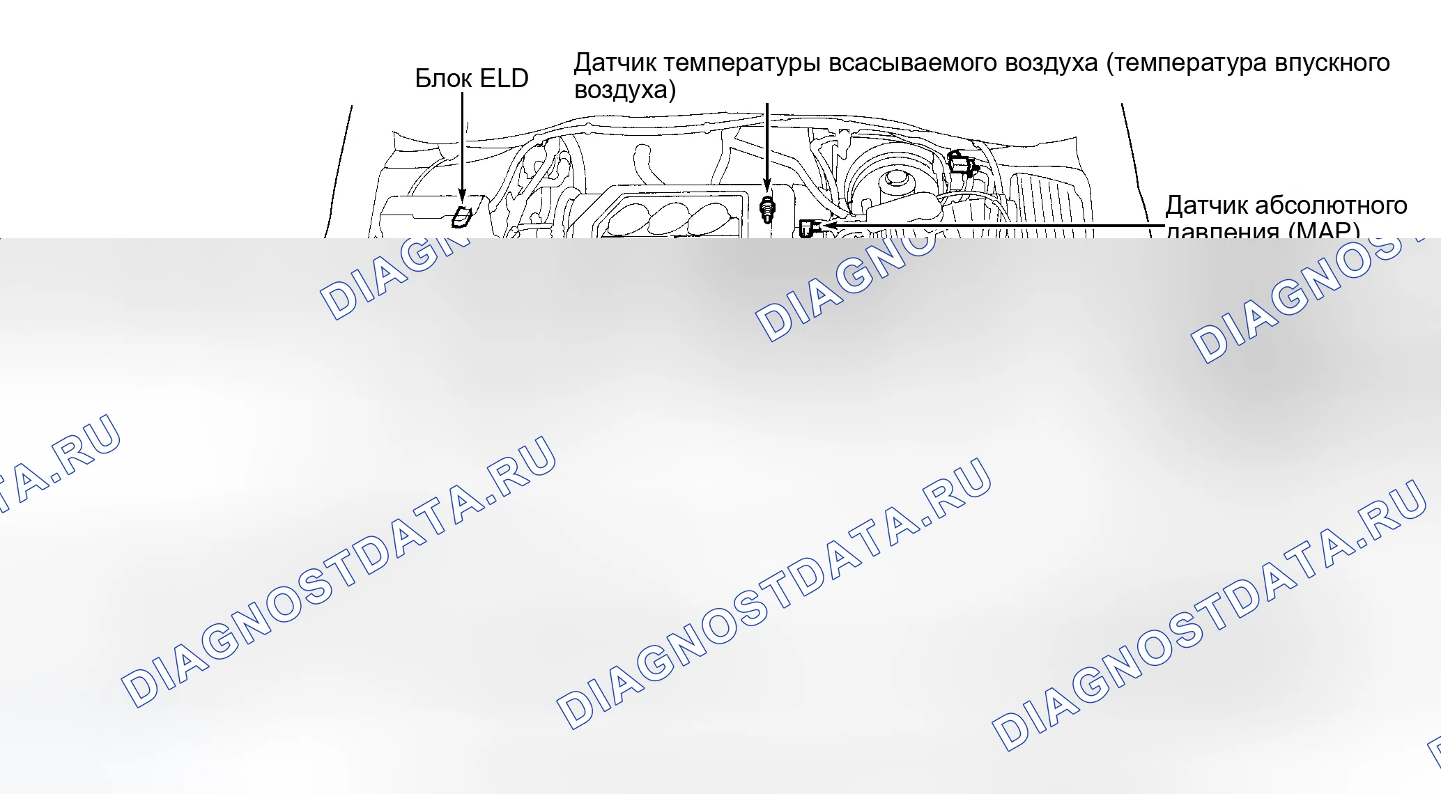 Рис. 1: ГРАФИКИ РАСПОЛОЖЕНИЯ КОМПОНЕНТОВ. Honda Odyssey II