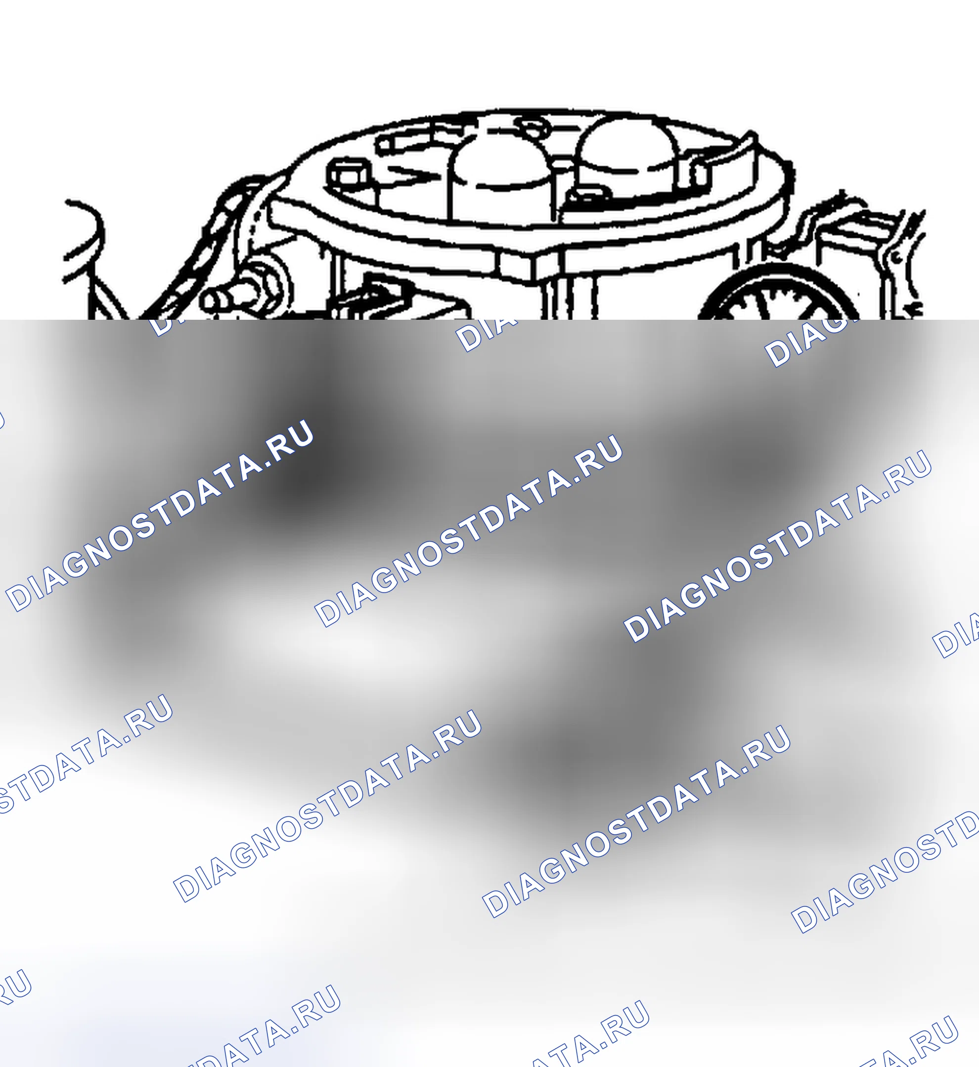 Рис. 204: DR8 (2 из 2) - Расположение датчика абсолютное давление во впускном коллекторе. Dodge Dakota Shelby 