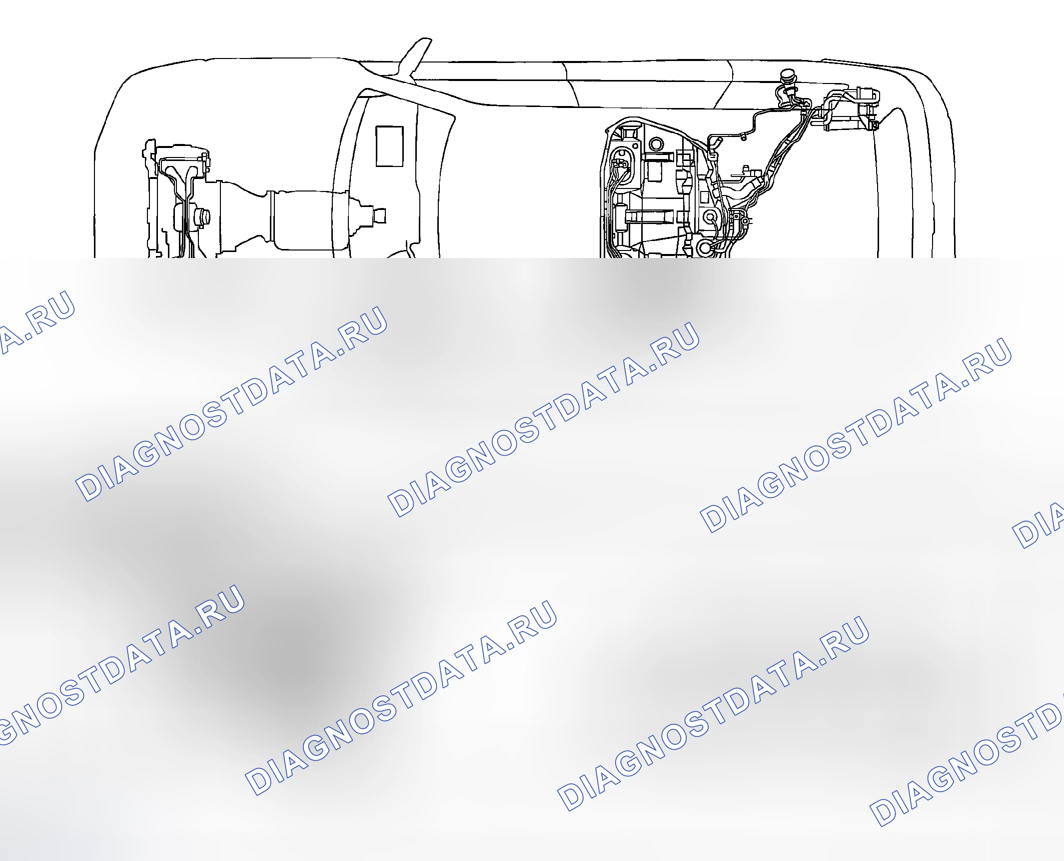 Рис. 2054: ТРАНСМИССИЯ. Subaru Baja I