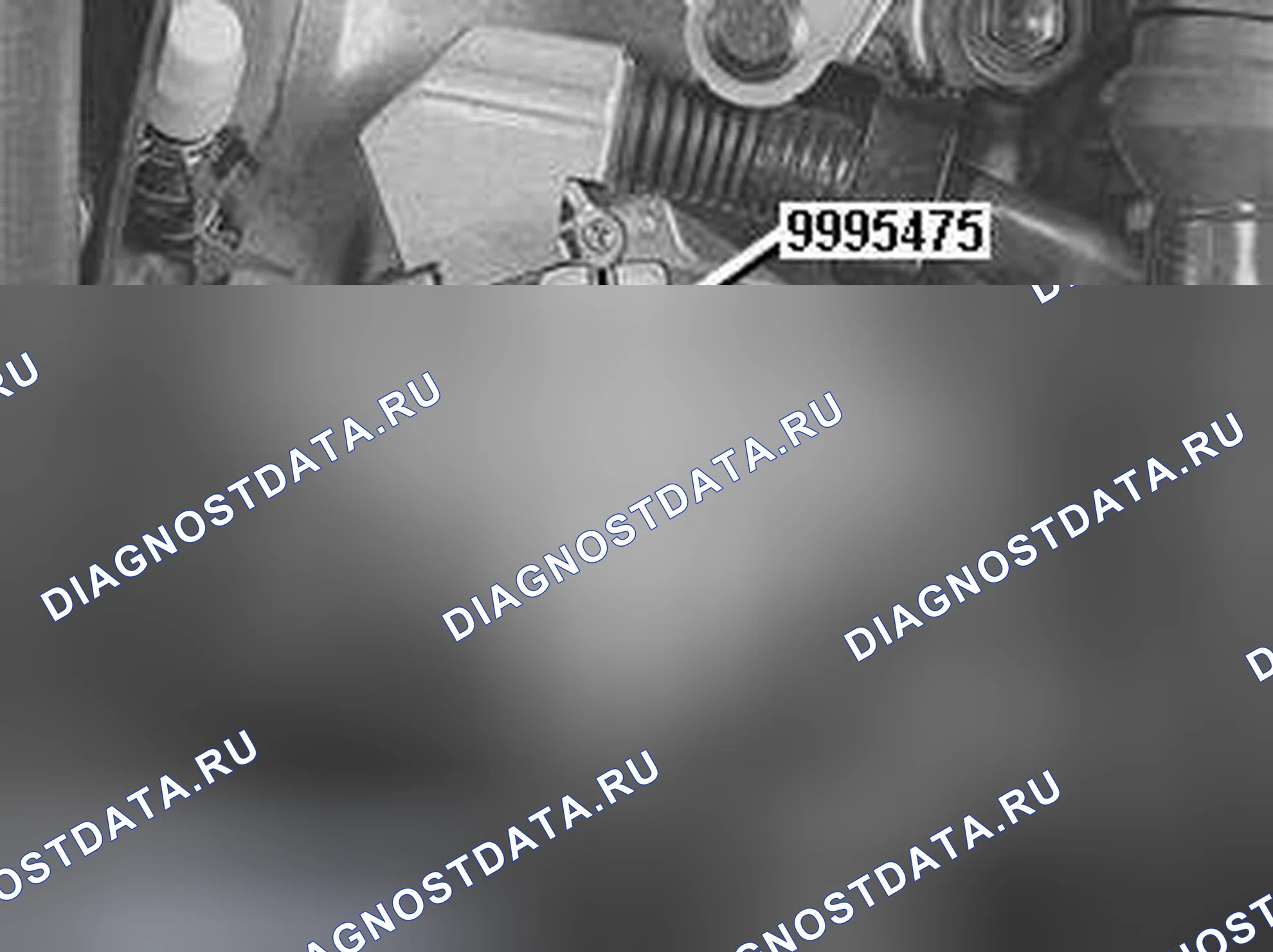 Рис. 1721: Регулировка датчика положения зубчатой передачи. Volvo S80 I рестайлинг