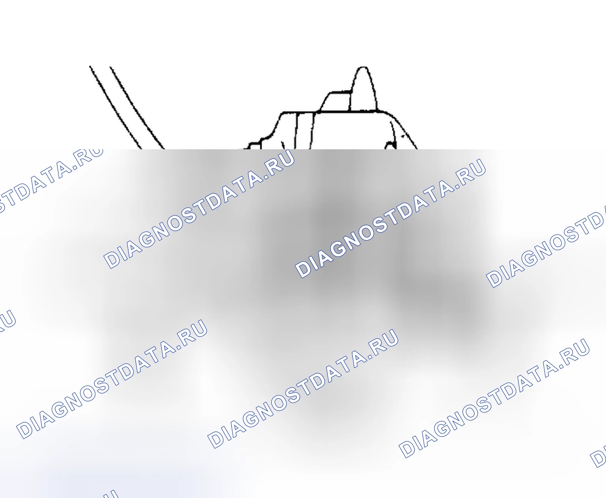 Рис. 4: Установка пружины и зажима на тормозные колодки. Hyundai Excel I