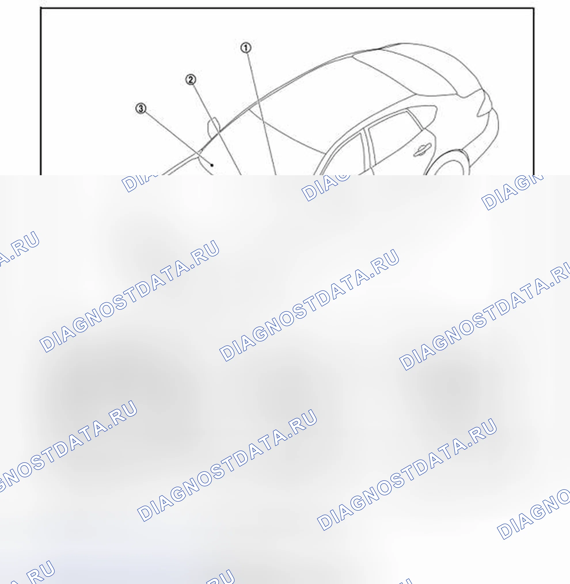 Рис. 175: Расположение компонентов (рулевое колесо с подогревом). Infiniti Q70 I рестайлинг
