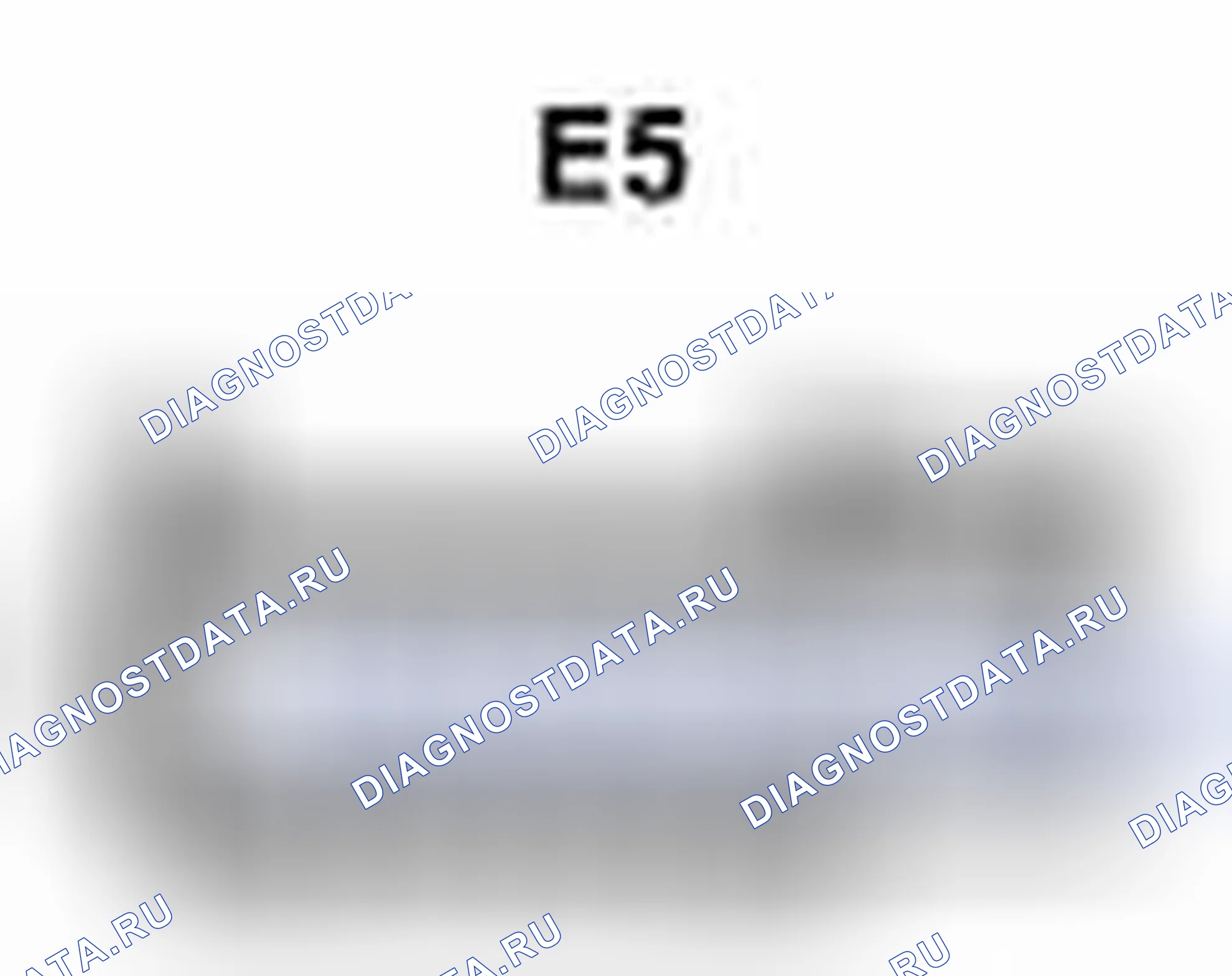 Рис. 352: Вид с торца левого разъема Tweeter (E5). Scion xB II рестайлинг
