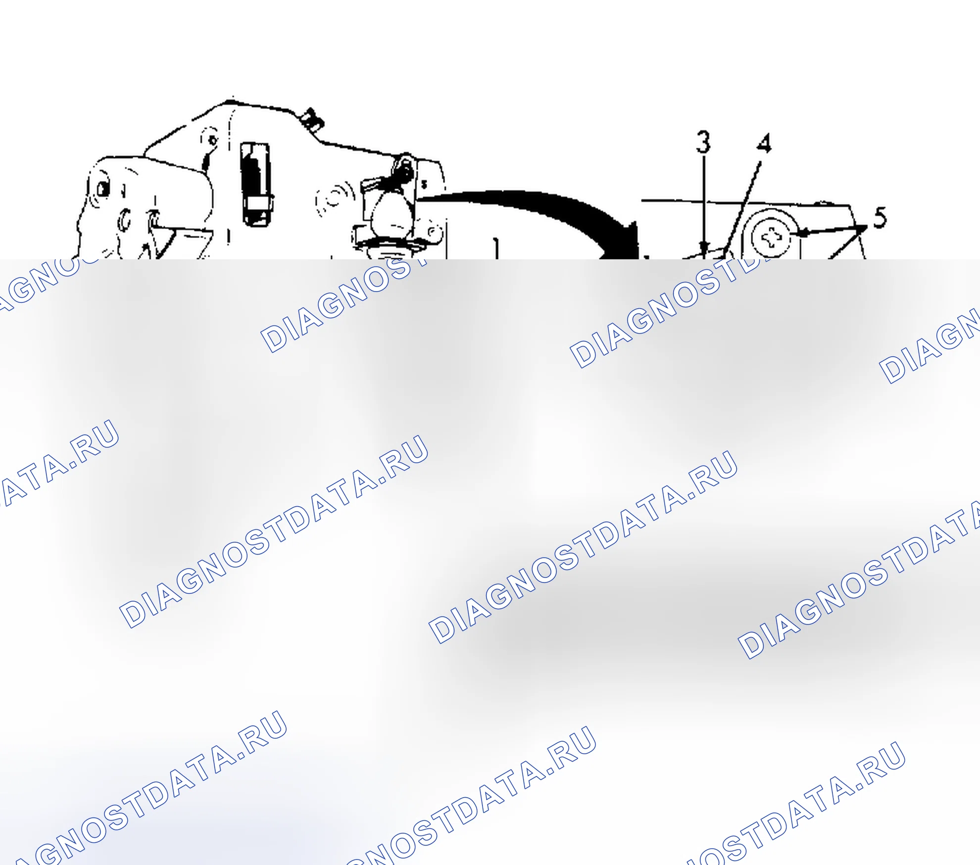 Рис. 1: РЕГУЛИРОВКА БЛОКИРОВОЧНОГО ПЕРЕКЛЮЧАТЕЛЯ. Buick Estate Wagon 