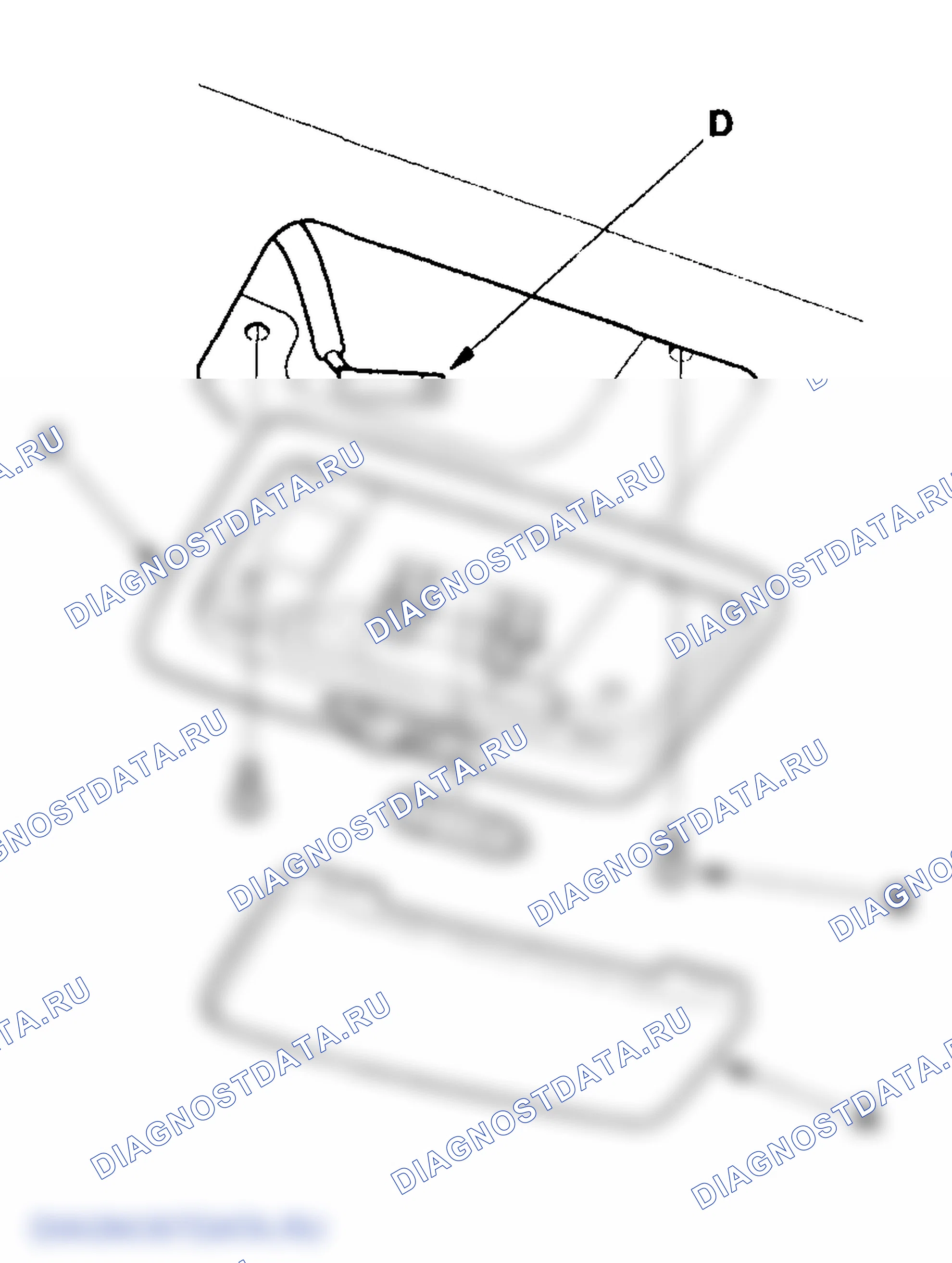 Рис. 45: Световое испытание грузового пространства. Honda Odyssey II
