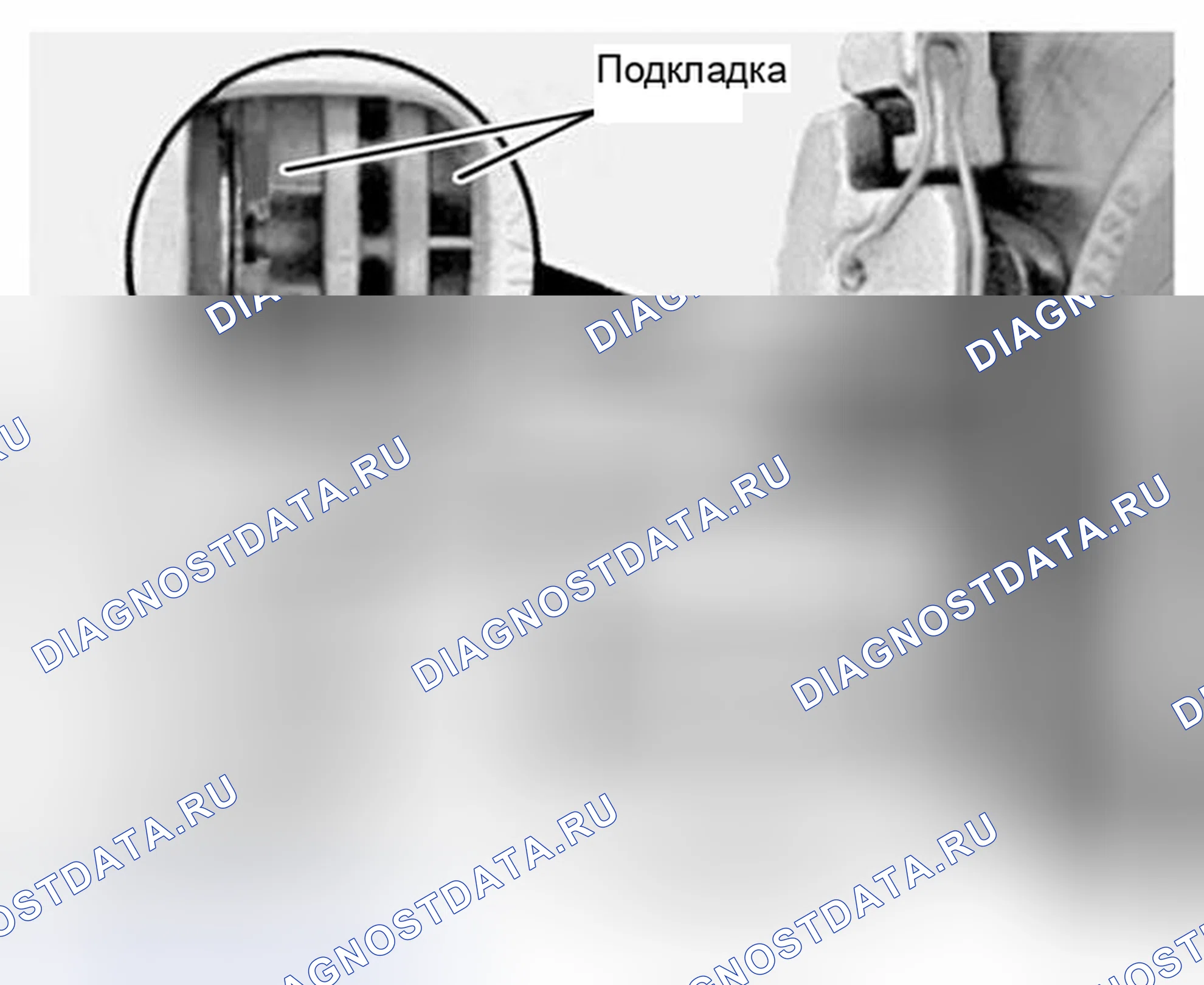 Рис. 57: ТОЛЩИНА ТОРМОЗНОЙ НАКЛАДКИ. MINI Cooper S I