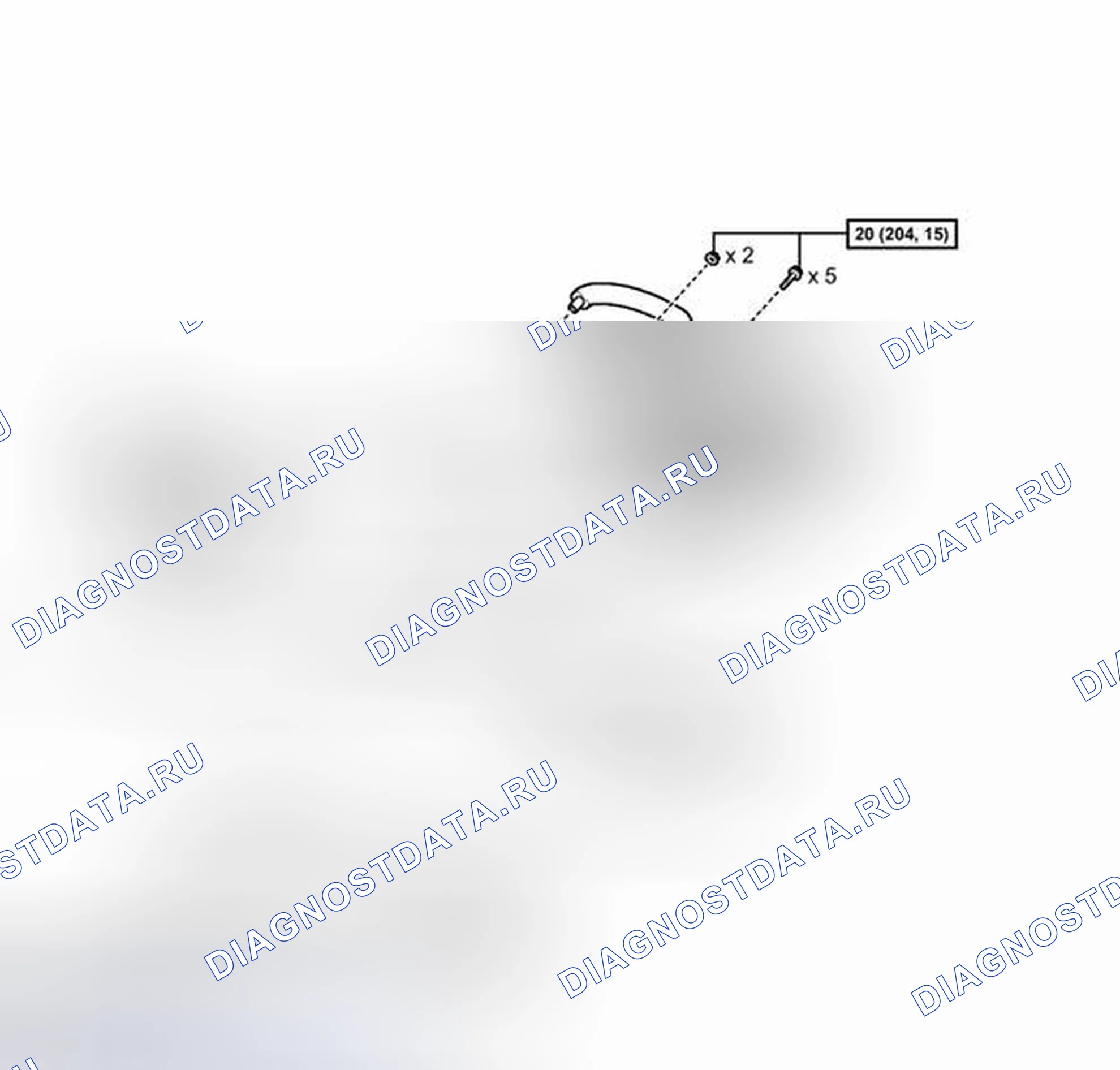 Рис. 215: ИЛЛЮСТРАЦИЯ. Honda Accord V