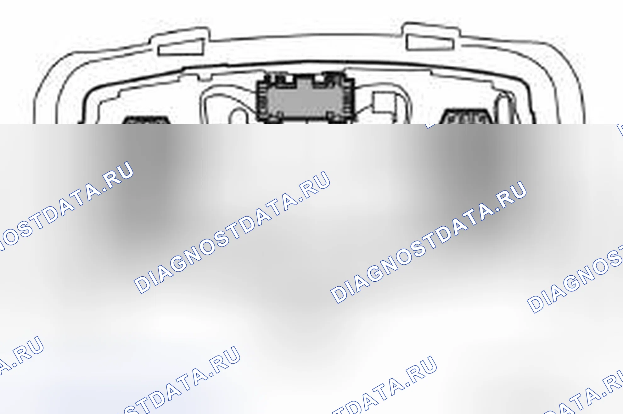 Рис. 98: ПЕРЕДНЯЯ КОМНАТНАЯ / КАРТА ЛАМПА (МОДЕЛИ СЕДАНА БЕЗ ЛЮКА). Nissan Altima L32 рестайлинг
