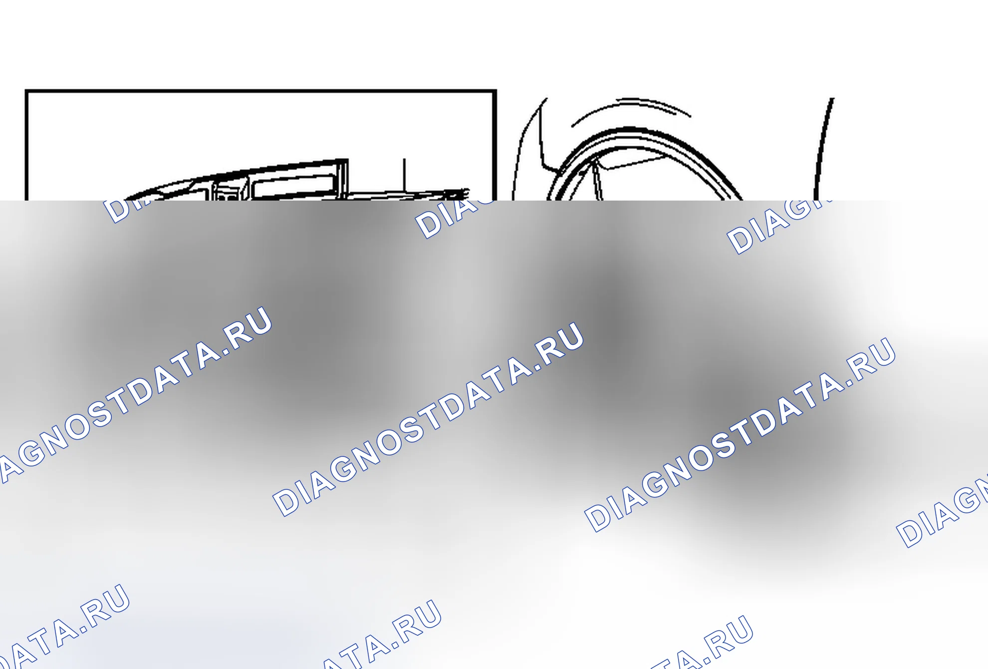 Рис. 44: Замена стояночного фонаря (анклав). GMC Acadia I рестайлинг