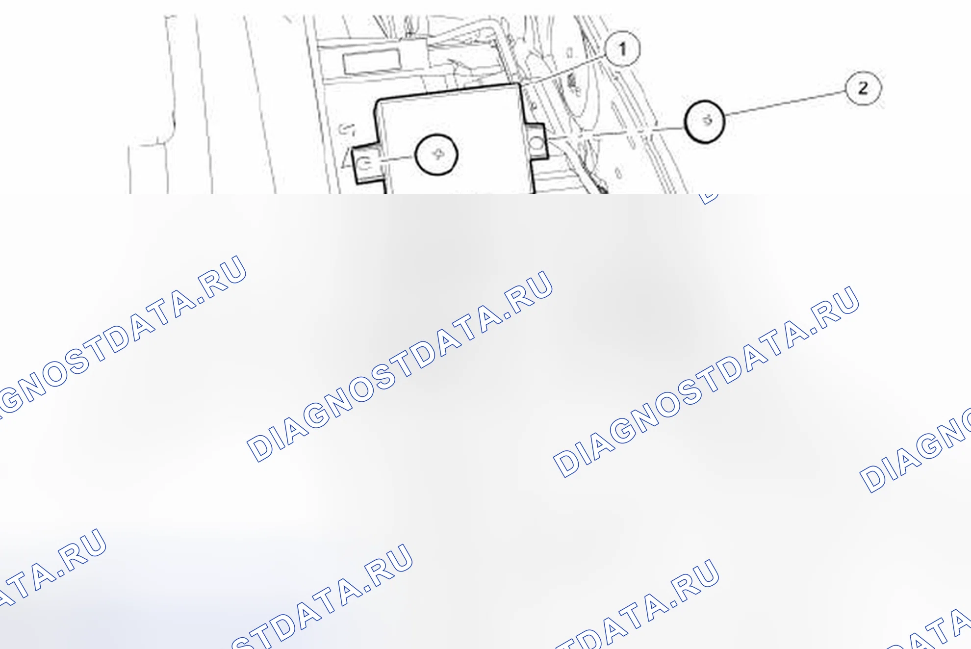 Рис. 37: Модуль помощи при парковке (PAM). Hyundai Lafesta I