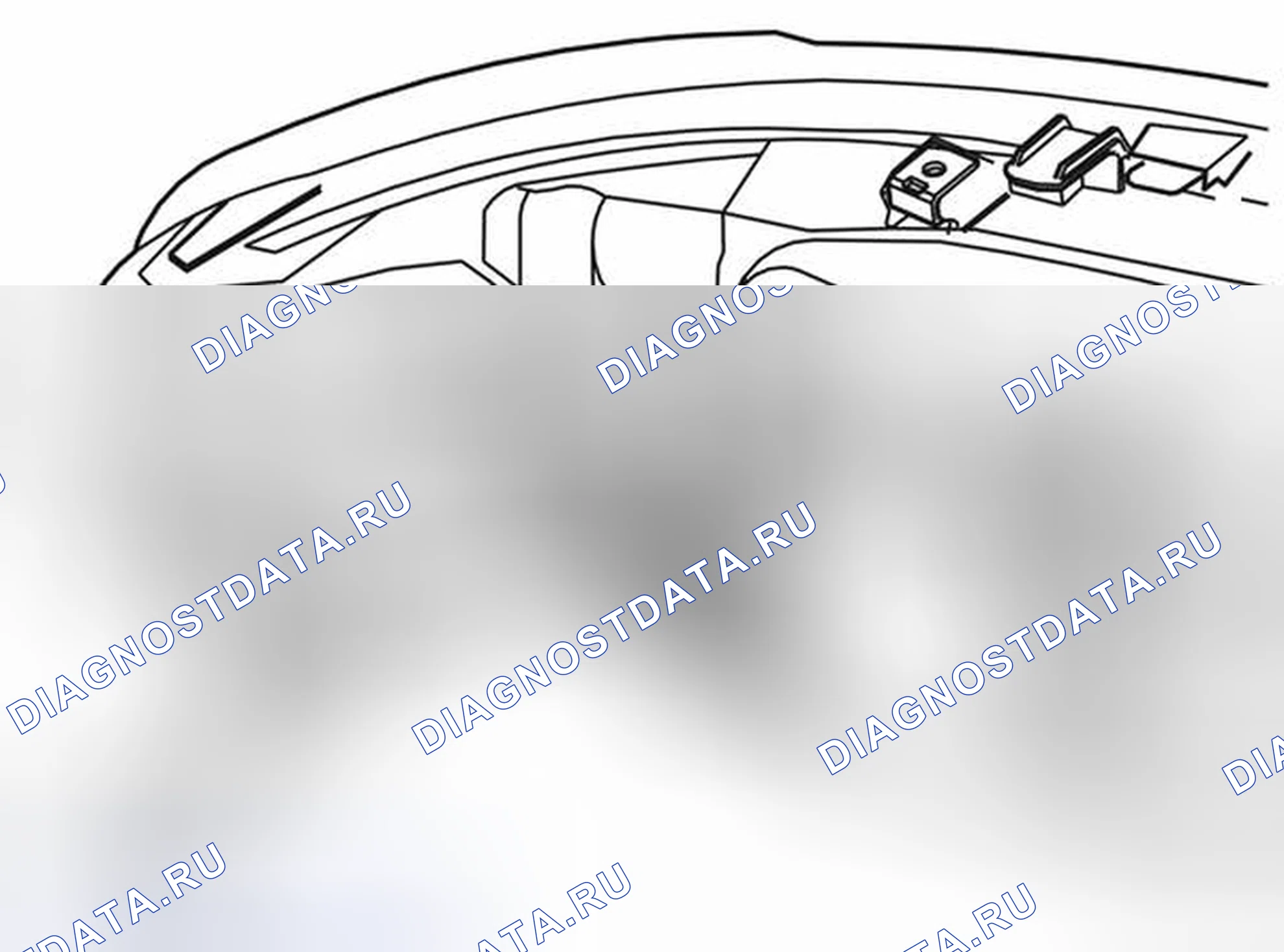 Рис. 25: Снятие ламповых стояночных ламп би-ксеноновые фары. Volvo XC70 I рестайлинг