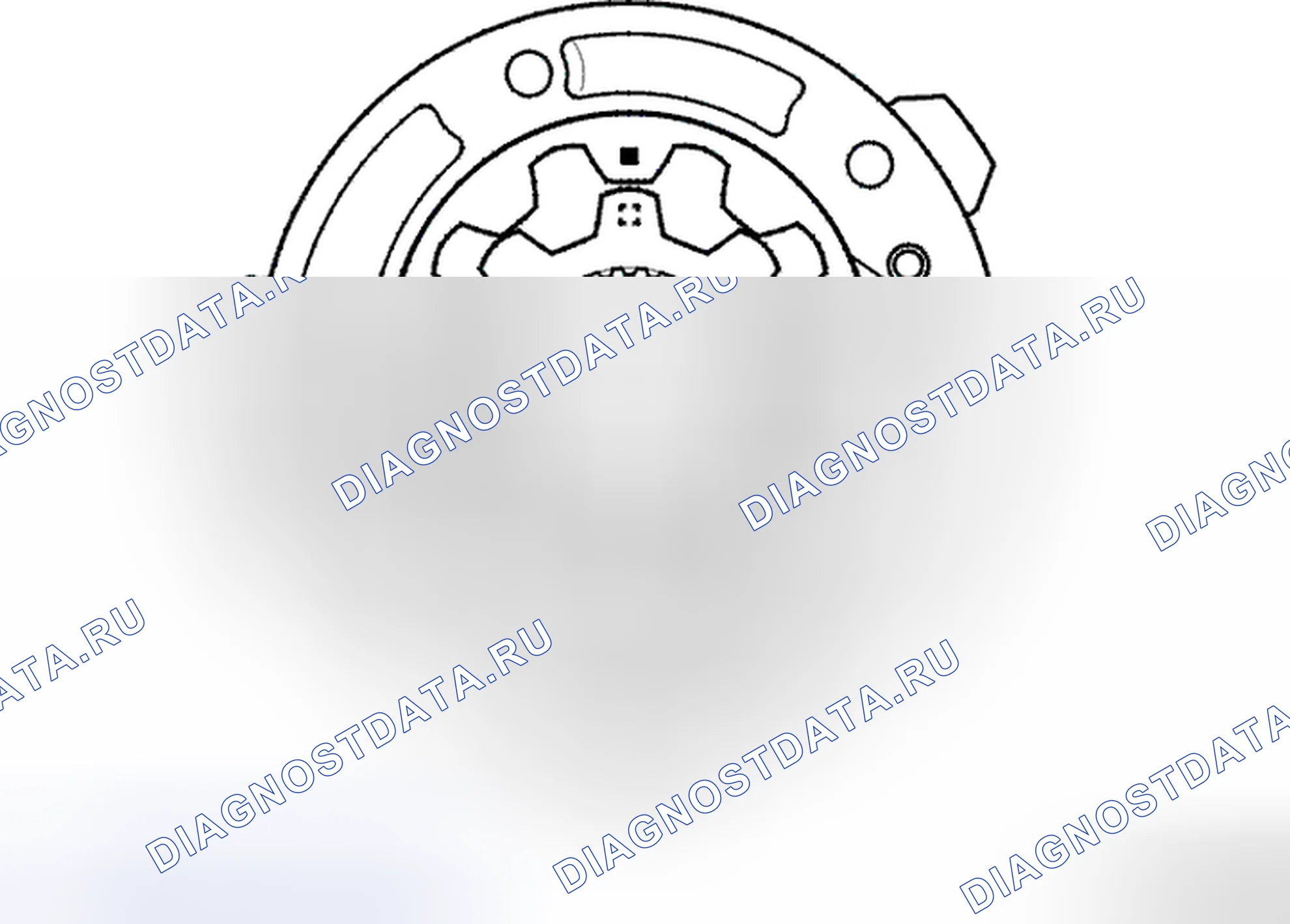 Рис. 4: Масляный насос. Volvo S80 I рестайлинг