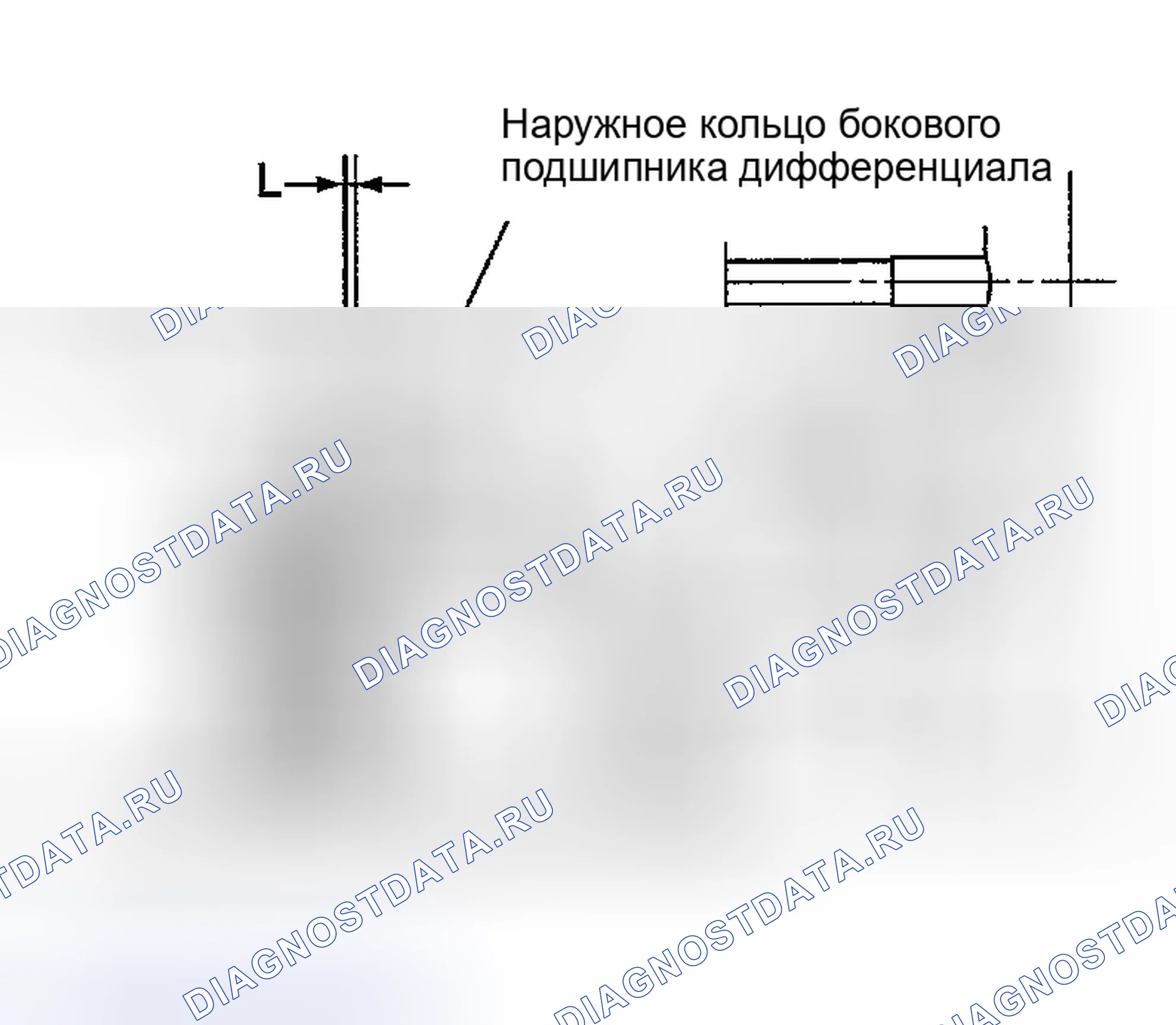 Рис. 256: ПРЕДВАРИТЕЛЬНЫЙ НАТЯГ ПОДШИПНИКА СО СТОРОНЫ ДИФФЕРЕНЦИАЛА. Nissan Sentra B15