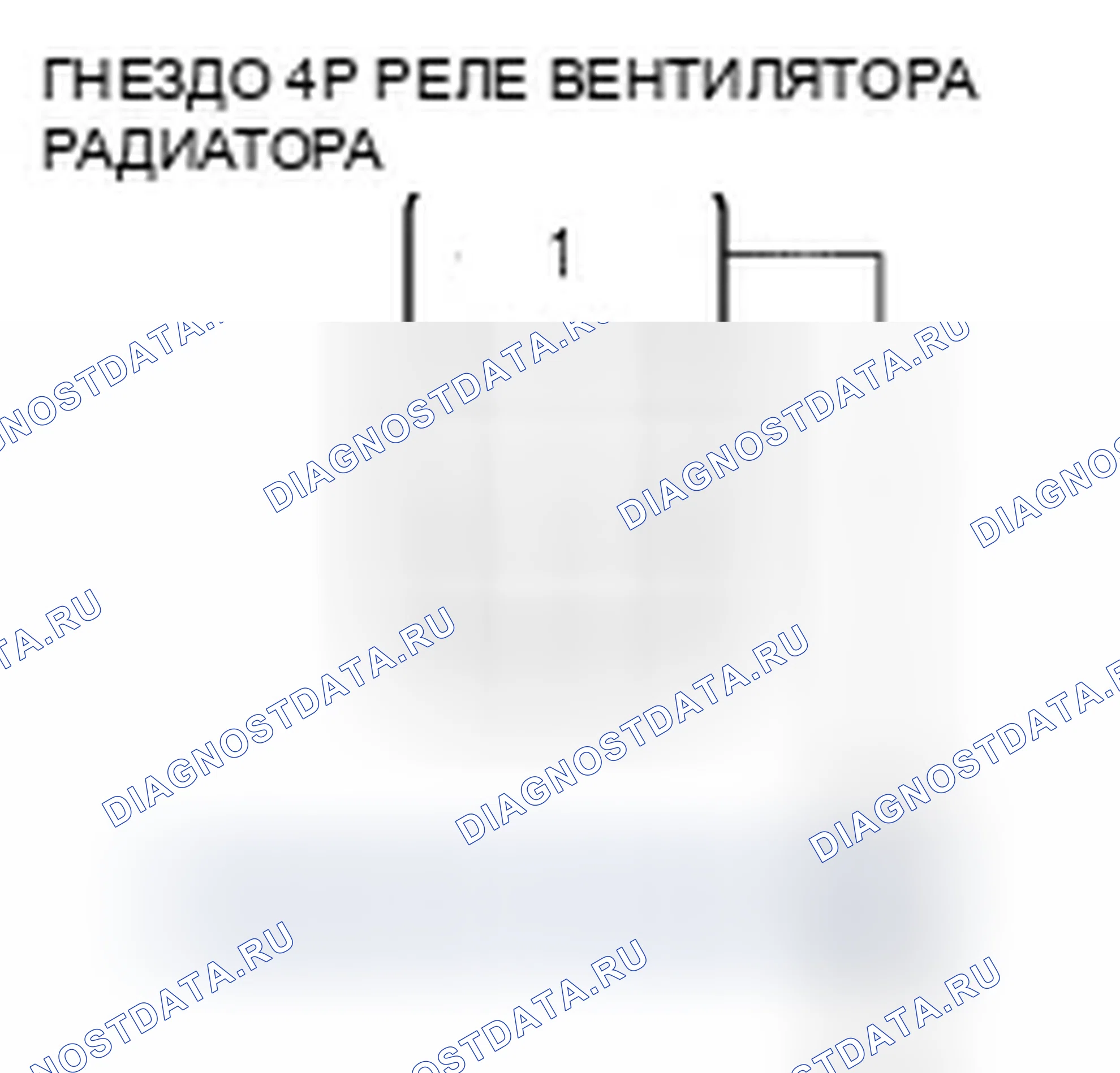 Рис. 17: Поиск и устранение неисправностей в низкоскоростных цепях радиатора и вентилятора конденсатора переменного тока. Honda Civic VIII