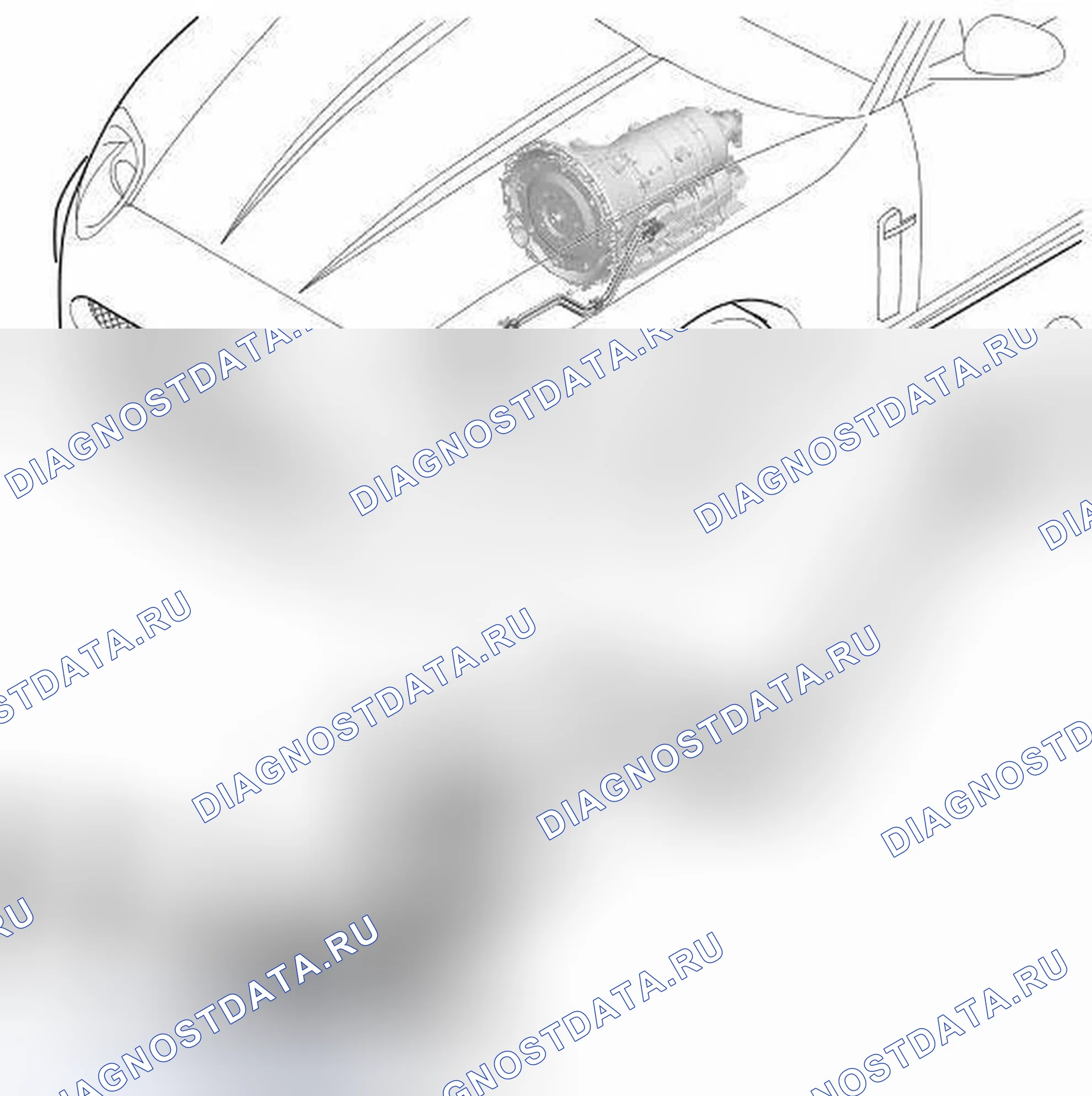 Рис. 90: РАСПОЛОЖЕНИЕ КОМПОНЕНТОВ. Jaguar XK II рестайлинг