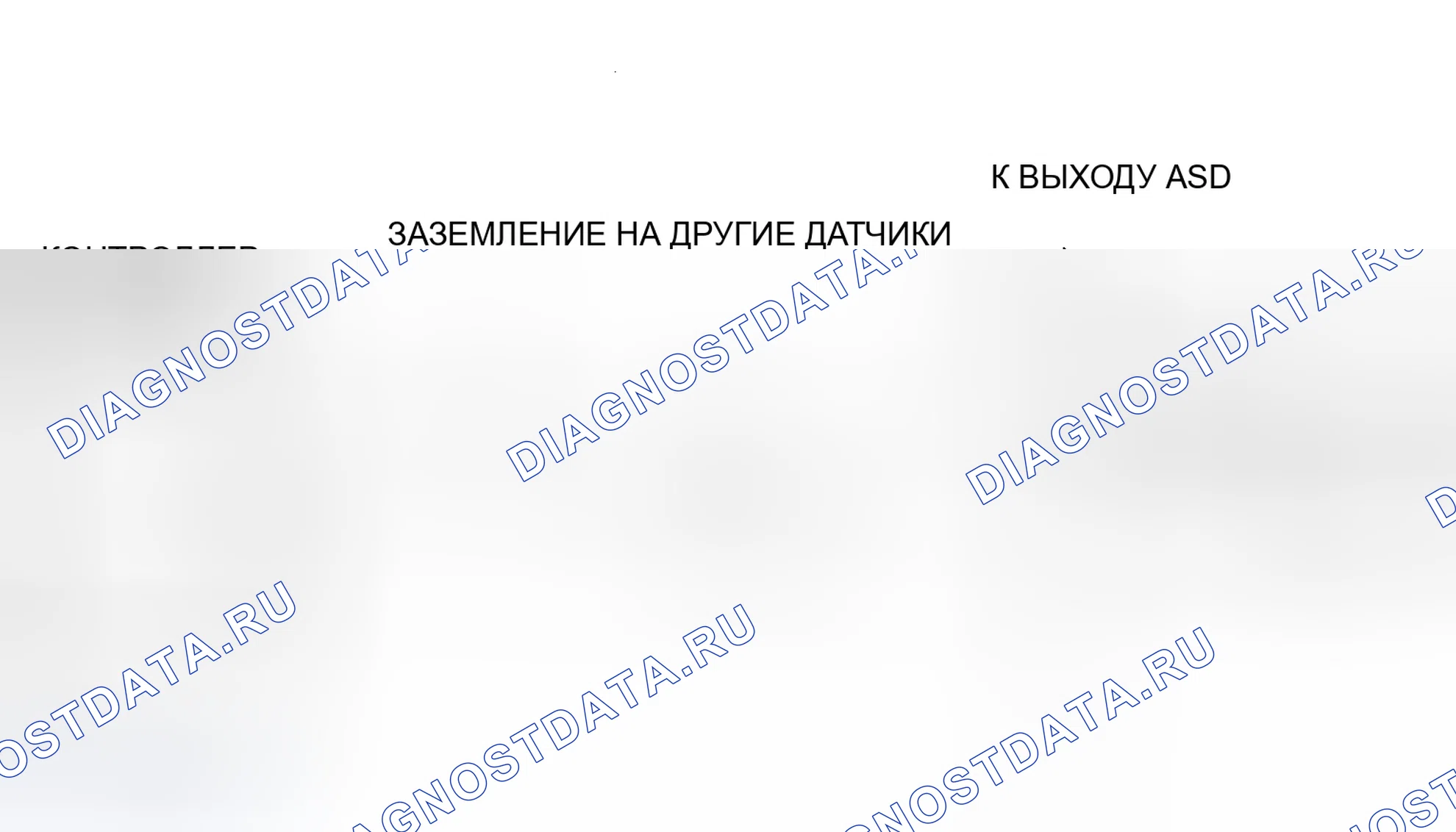 Рис. 369: Схематический тест DR-7A сигнал O2 остается в центре. Dodge Dakota Sport 