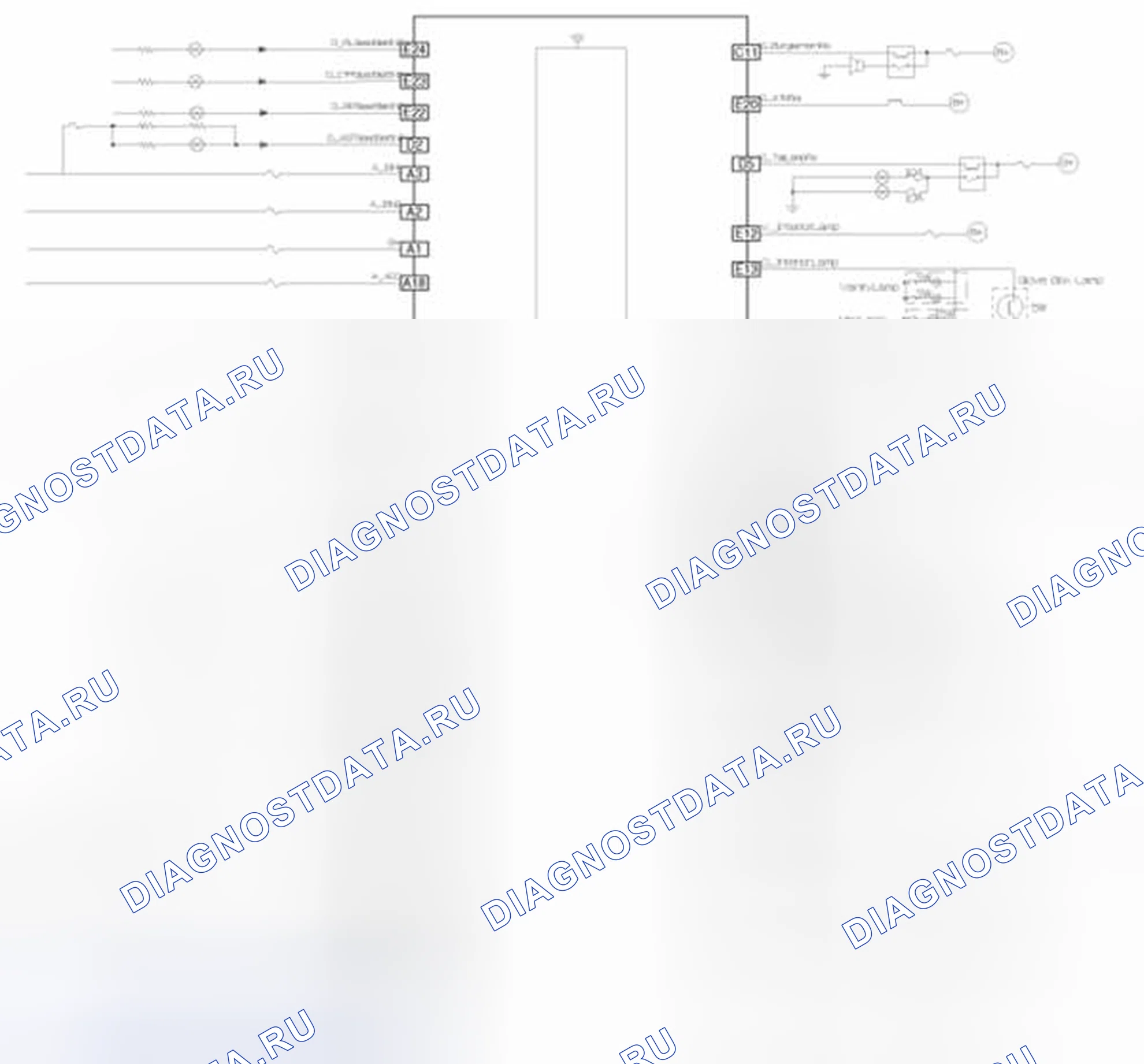 Рис. 4: Принципиальная схема. BMW 6 серия F06/F13/F12