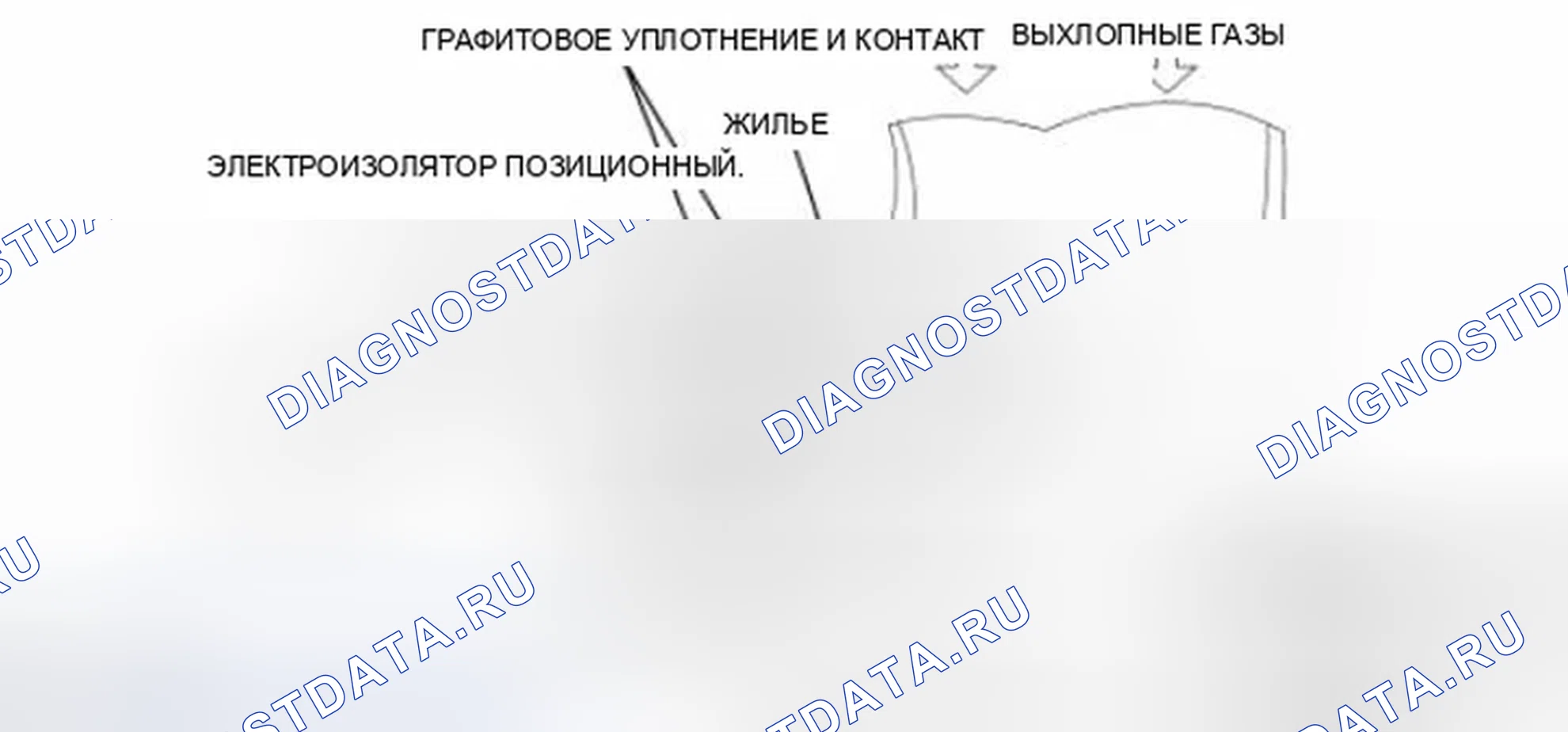 Рис. 50: Датчик нагретого кислорода (подогреваемый кислородный датчик). Ford Escape I рестайлинг 2