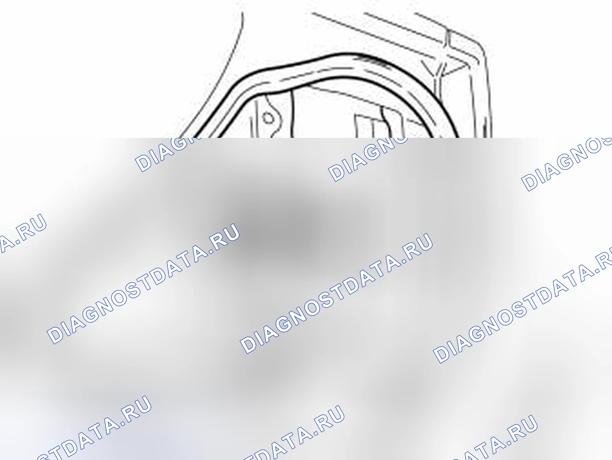 Рис. 1156: ПОДКЛЮЧЕНИЕ К ЭЛЕКТРОННОМУ МОДУЛЮ АКСЕССУАРОВ (AEM), ПРИМЕНЯЕТСЯ КО ВСЕМ. Volvo V50 I