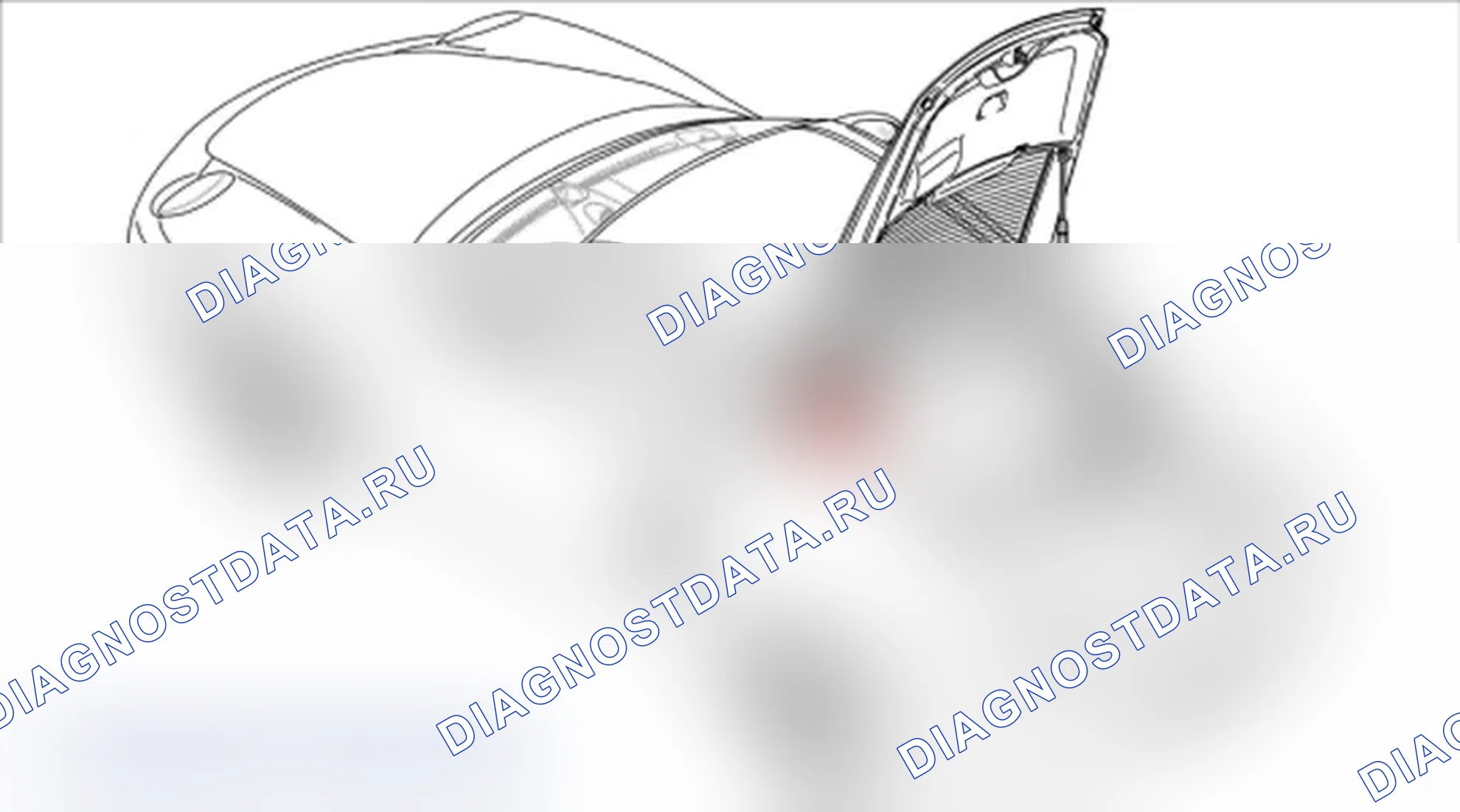 Рис. 379: Снятие задней пневматической пружины со стороны крышки. Porsche Boxster S 987