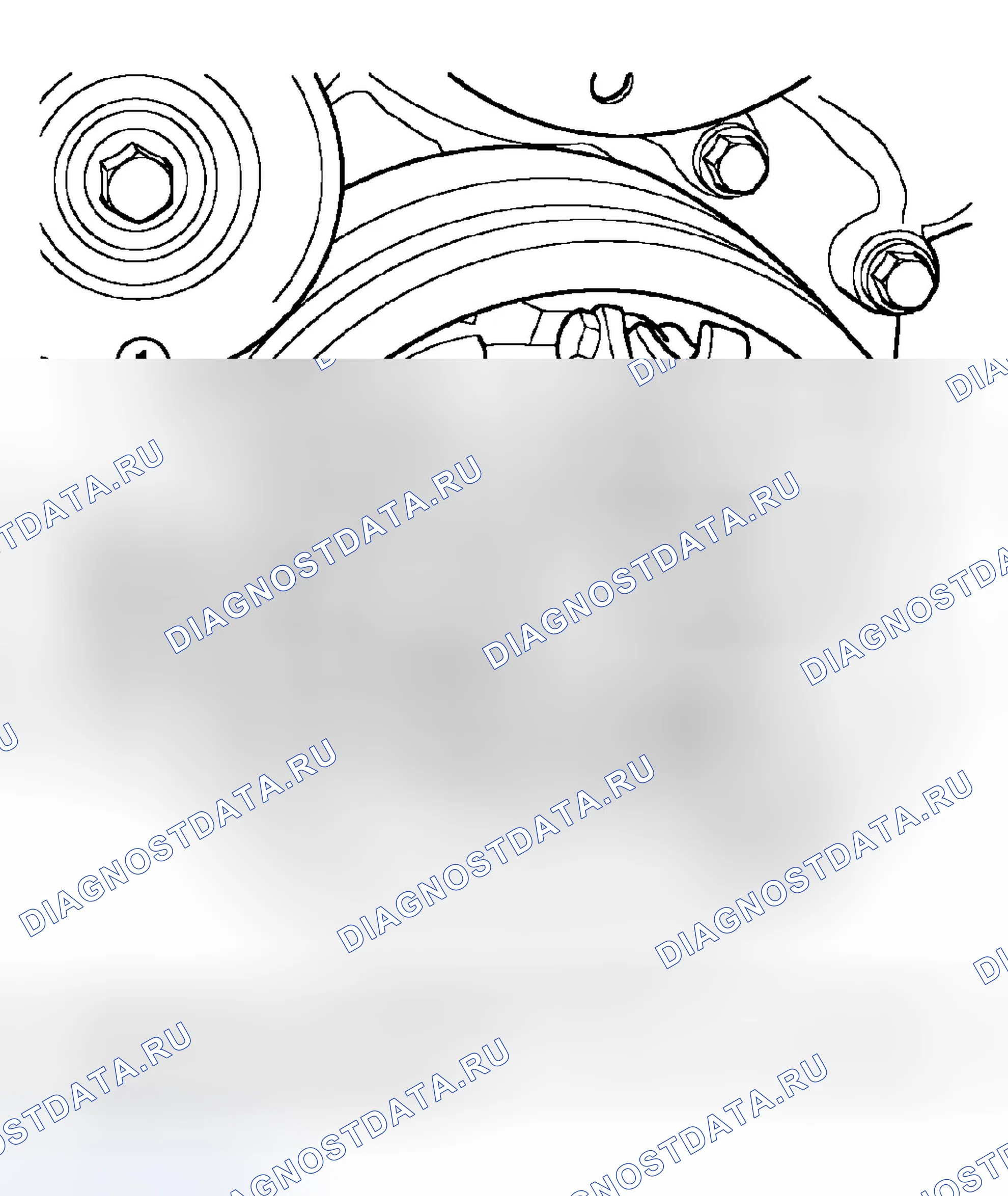 Рис. 232: ДЕМОНТАЖ. Dodge Pickup R2500 