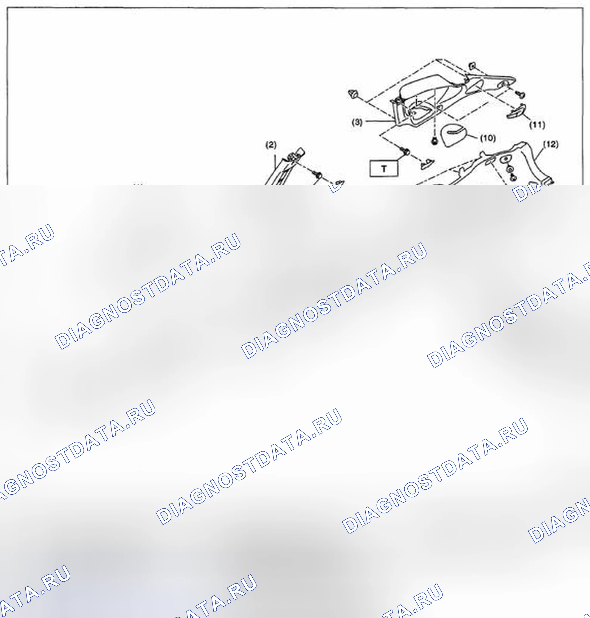Рис. 35: ВНУТРЕННЯЯ ОТДЕЛКА. Subaru Impreza WRX STI GR