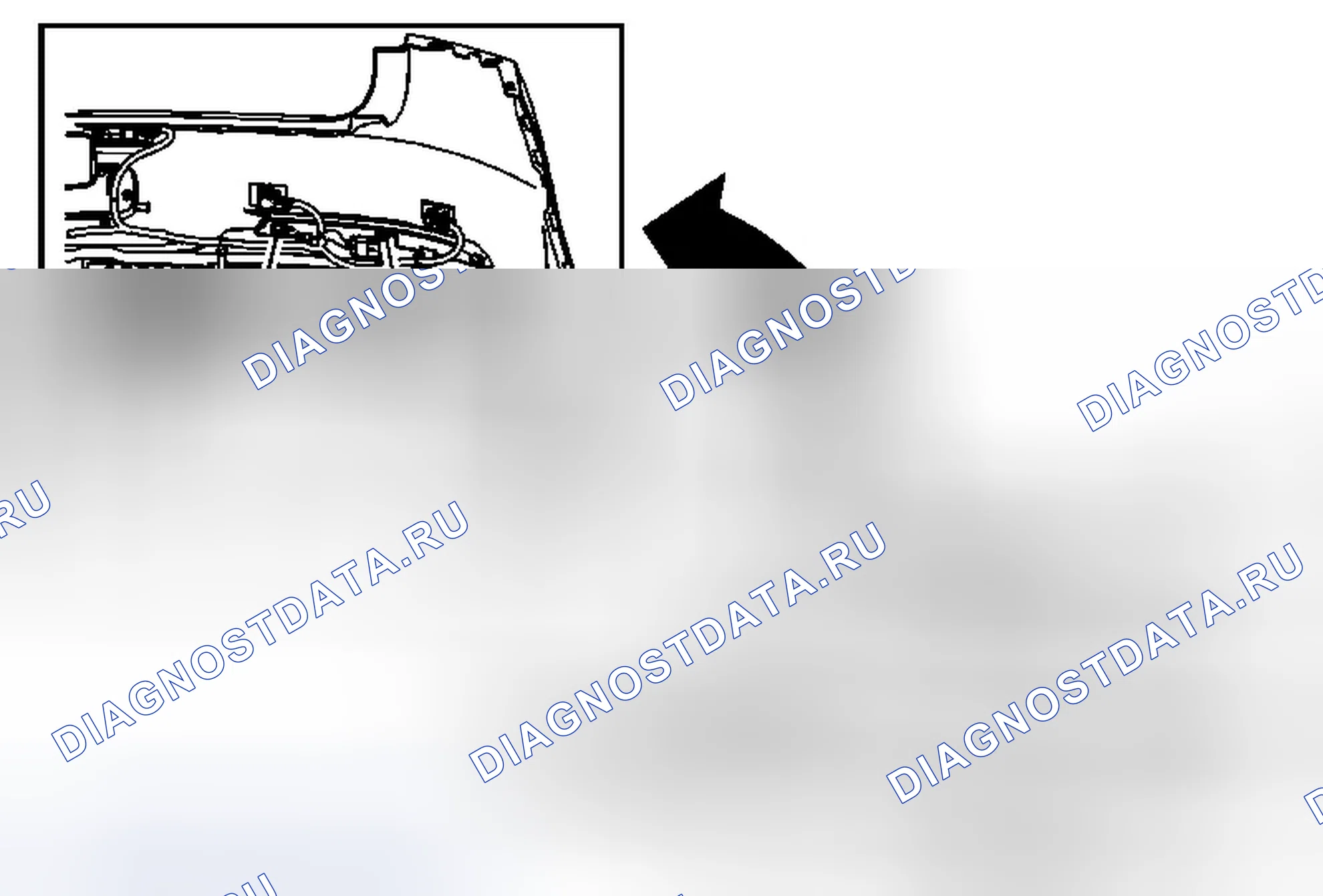 Рис. 19: Замена заднего отражателя. Chevrolet Volt I