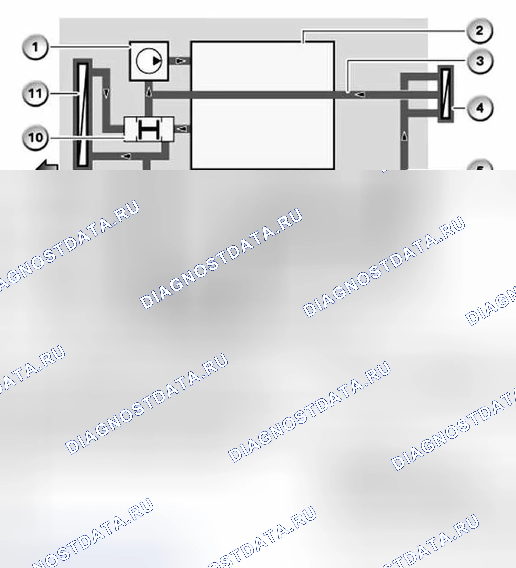 Рис. 129: Схема нагревателя, M54B22/B30 двигателя (IHKA Basic). BMW M5 E60/E61