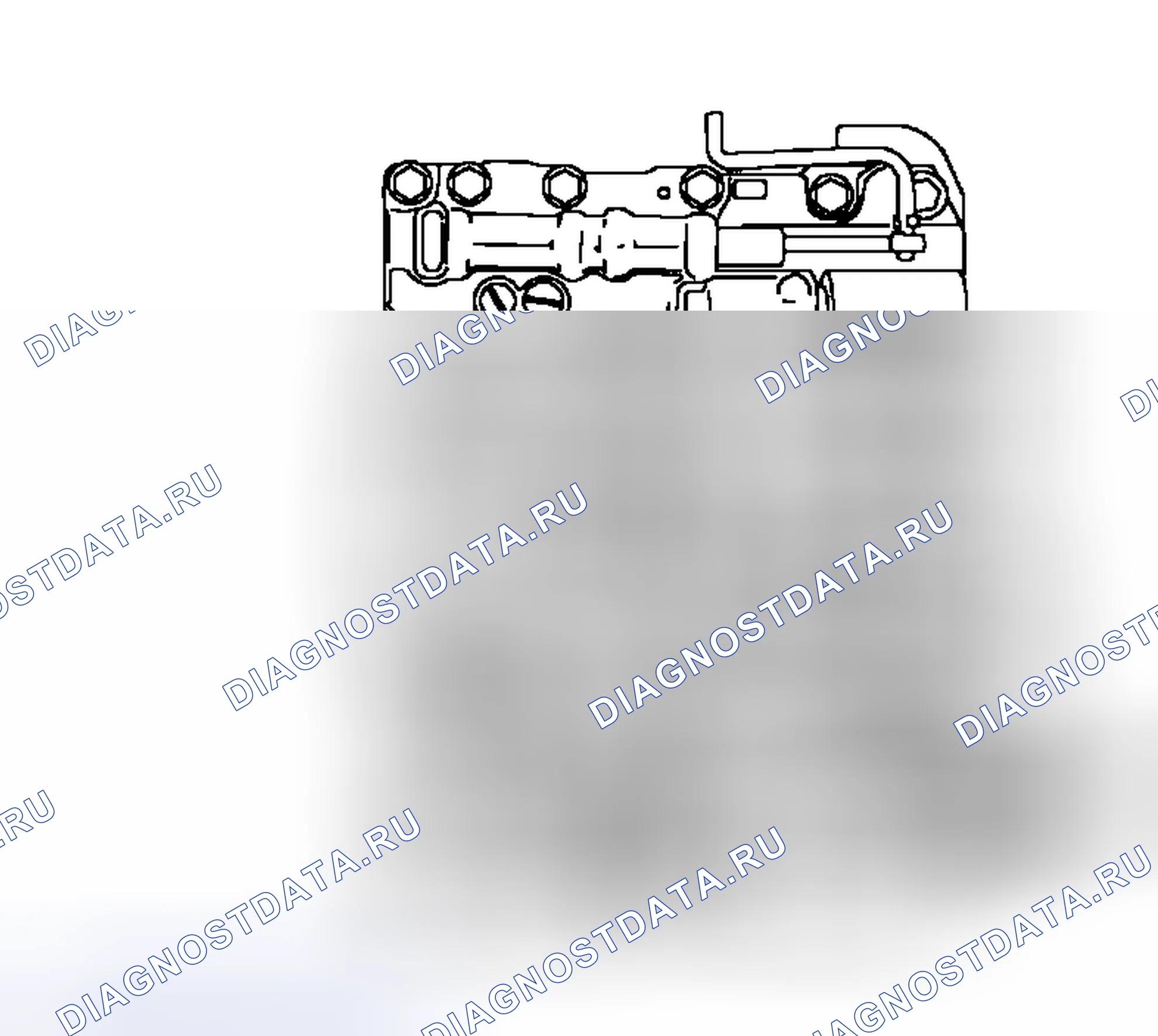 Рис. 123: Соленоид контроля давления (PCA). Hyundai Mistra II