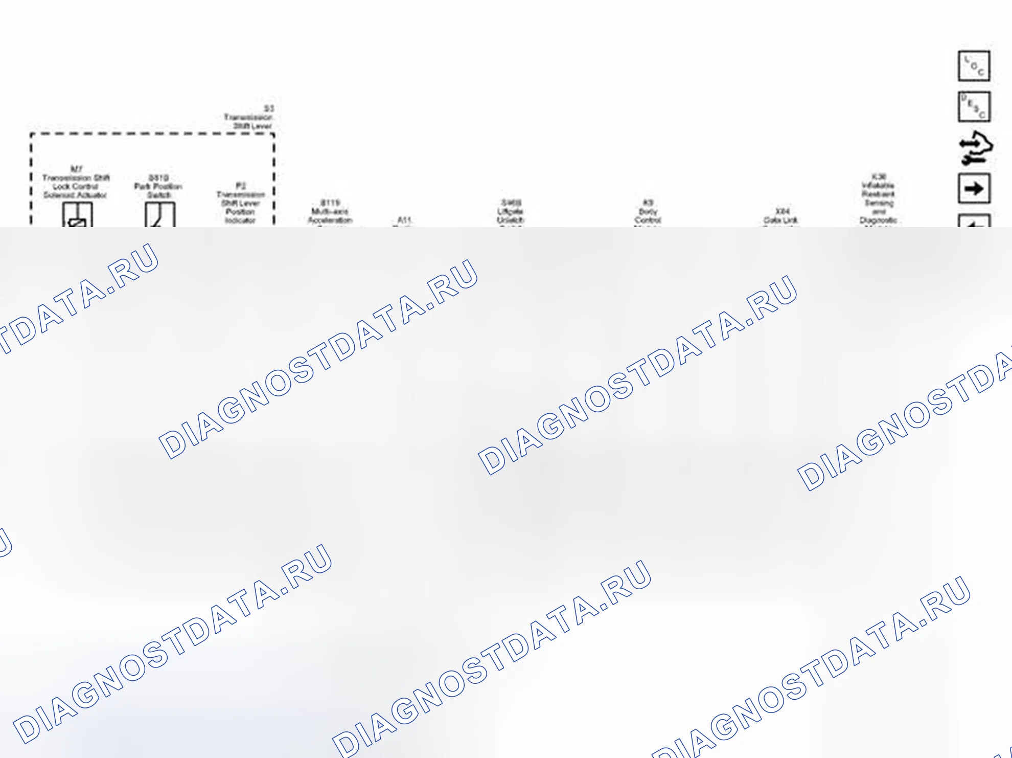 Рис. 82: электросхемы G203 и G401. Chevrolet Spark M300