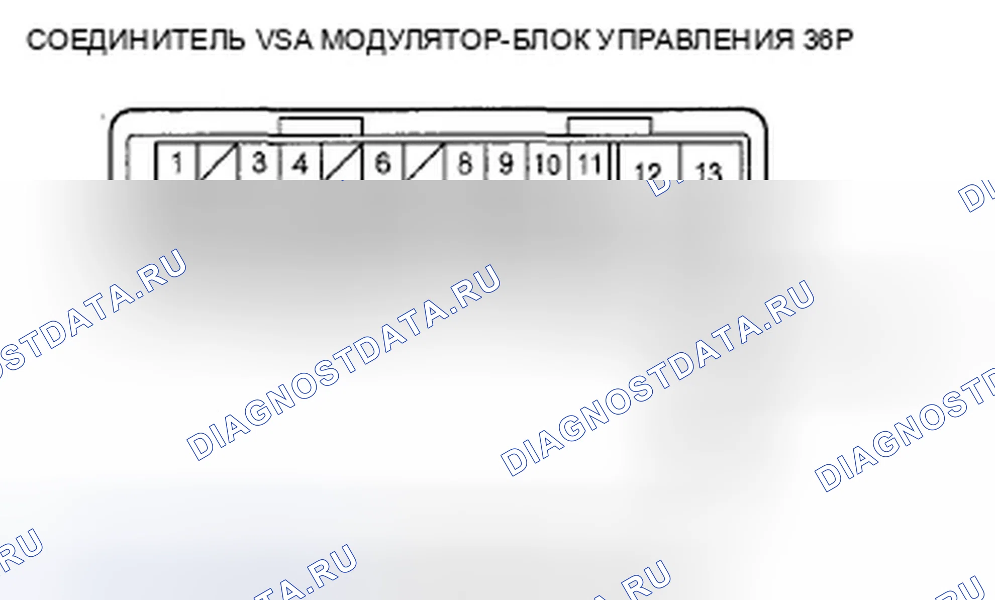 Рис. 53: расшифровка кода ошибки 53-01, 53-12: реле двигателя застряло на 1; реле двигателя застряло на 2. Honda Fit GE