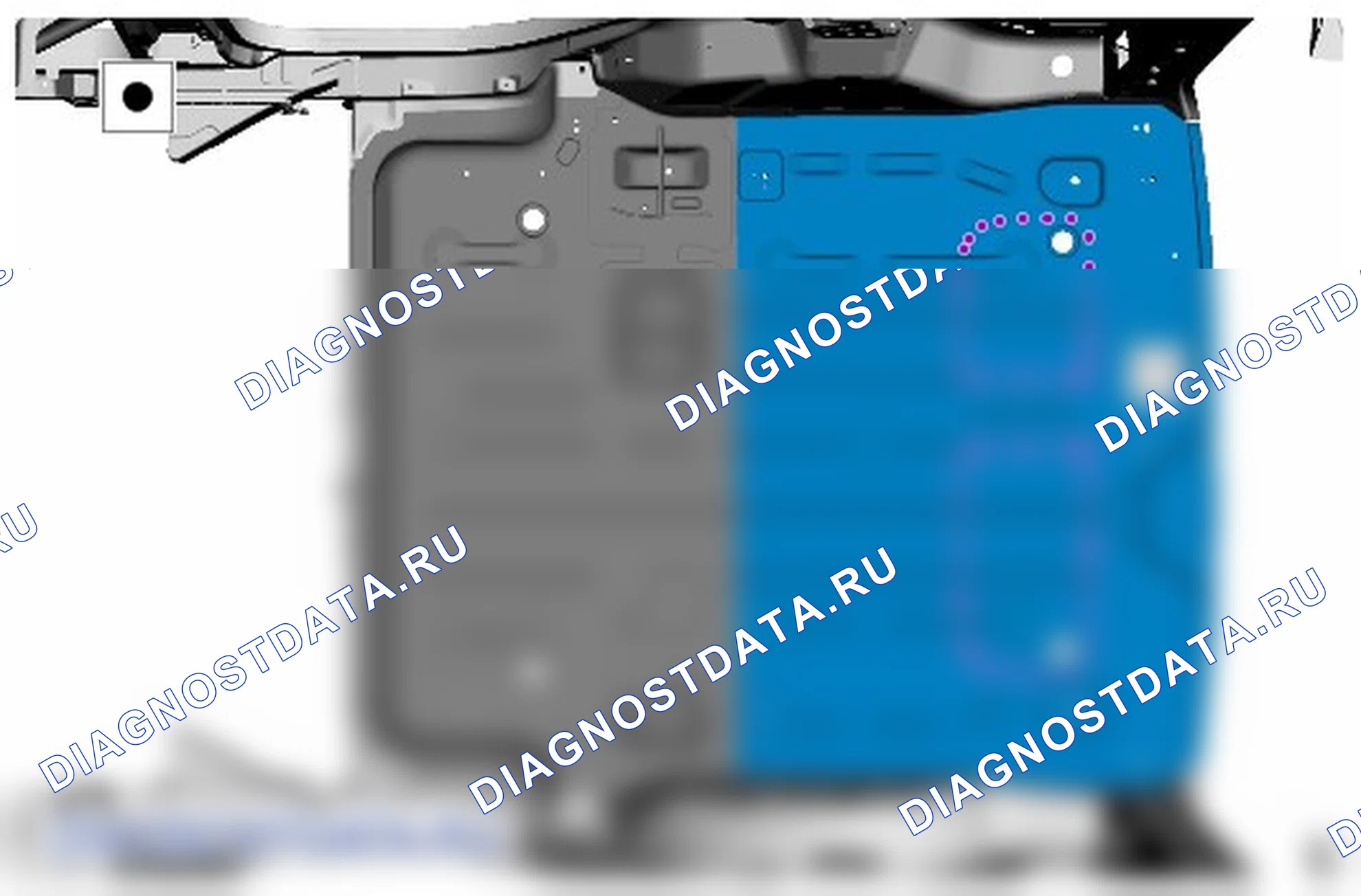 Как снять и установить заднюю панель пола. Ford Transit Connect II