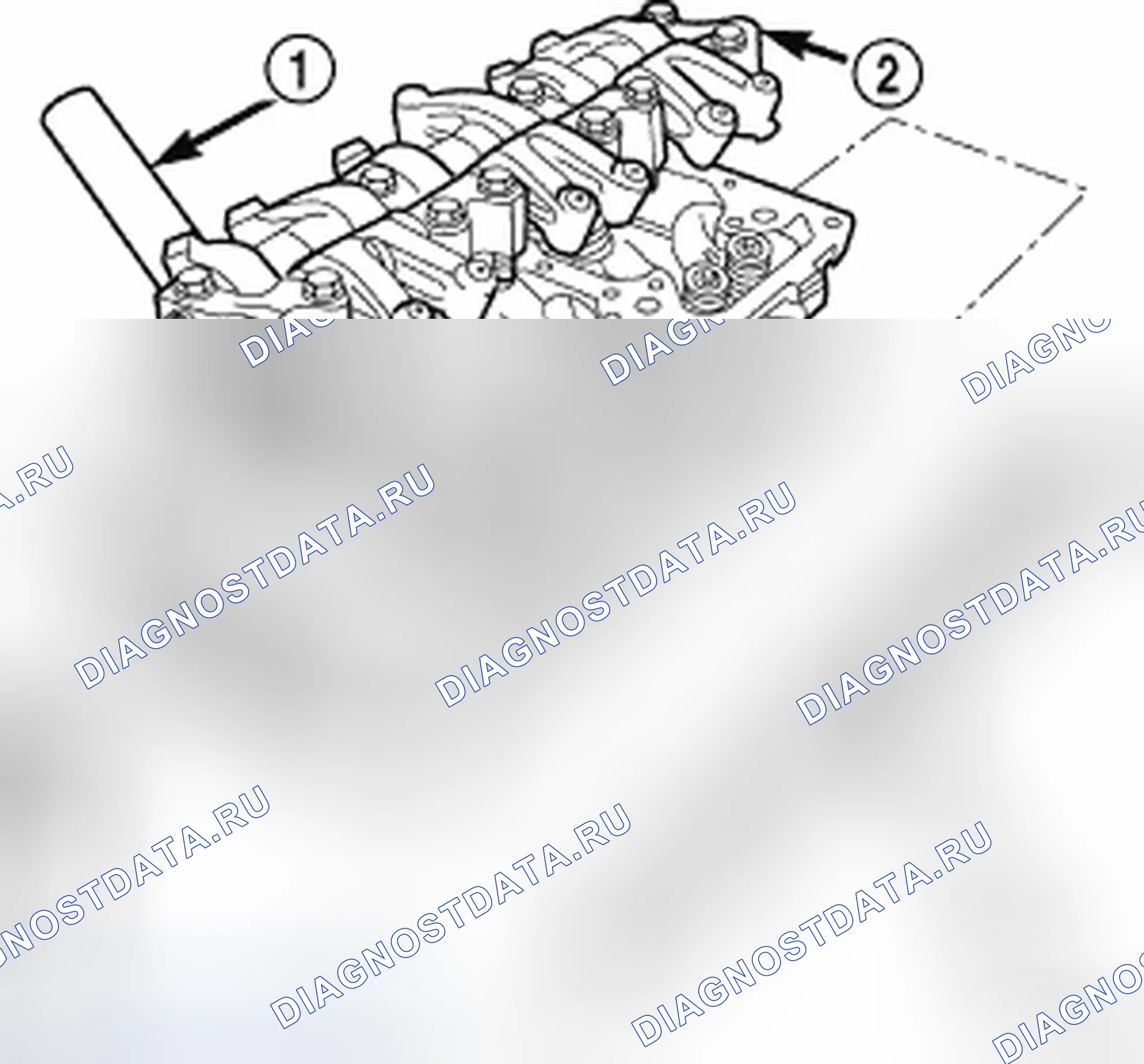 Рис. 667: ГОЛОВКА ЦИЛИНДРА. Dodge Avenger II
