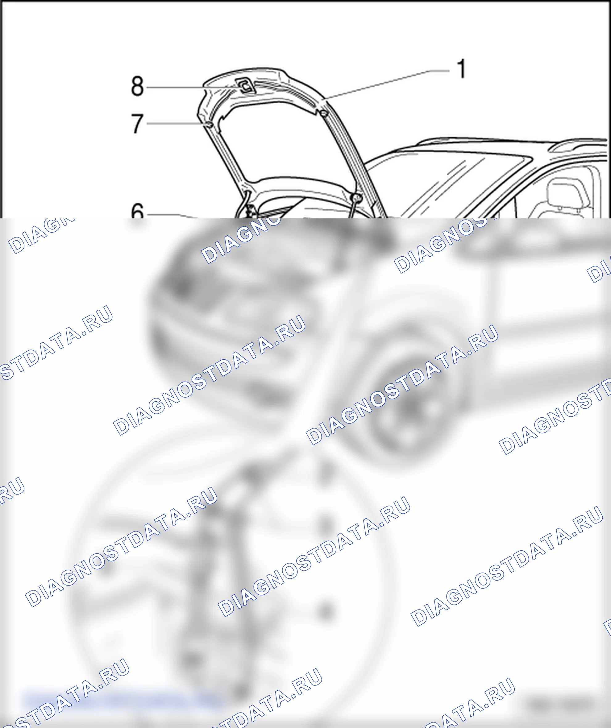 Капот. Volkswagen Touran I