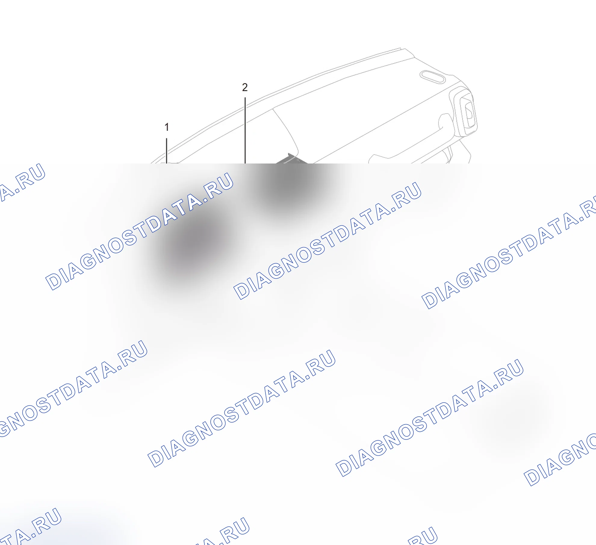 Схема расположения комбинации приборов — Haval Dargo. Haval Dargo I
