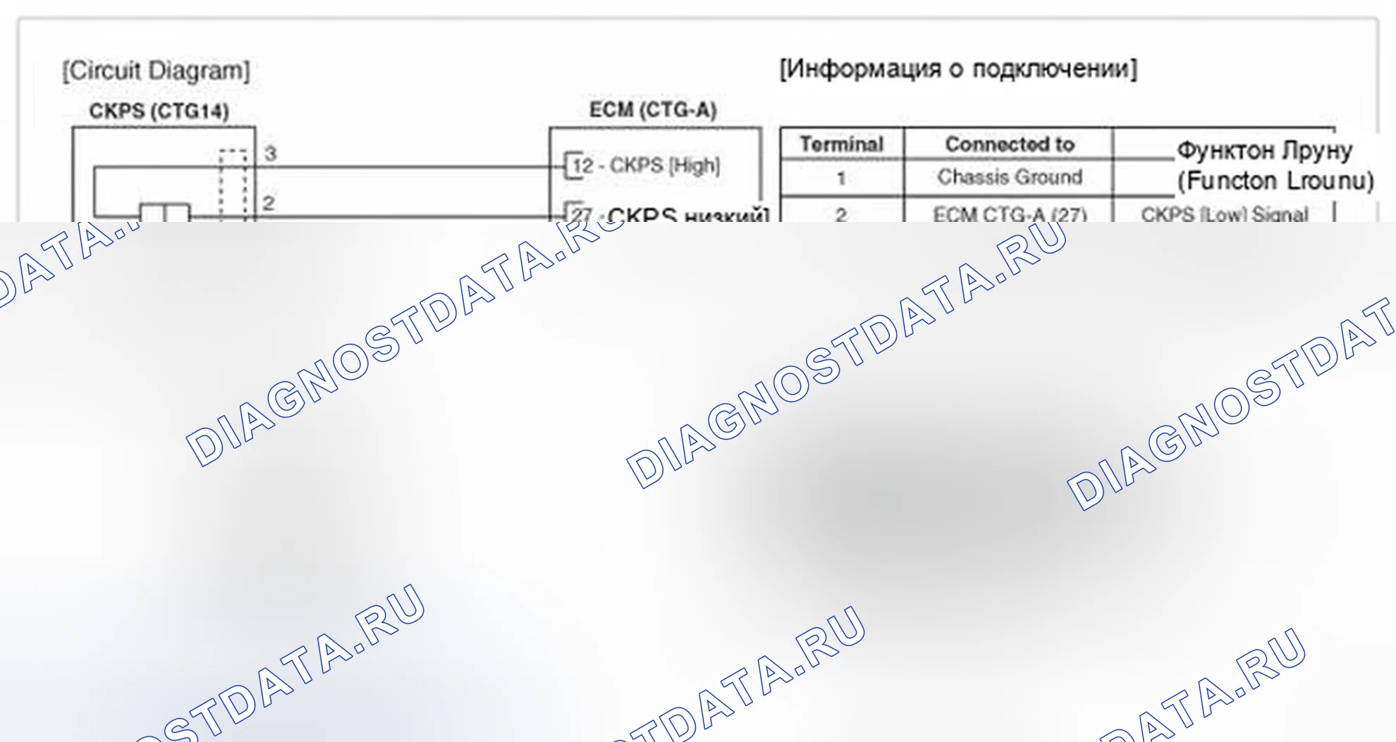 Рис. 50: Принципиальная схема. Hyundai Genesis I рестайлинг
