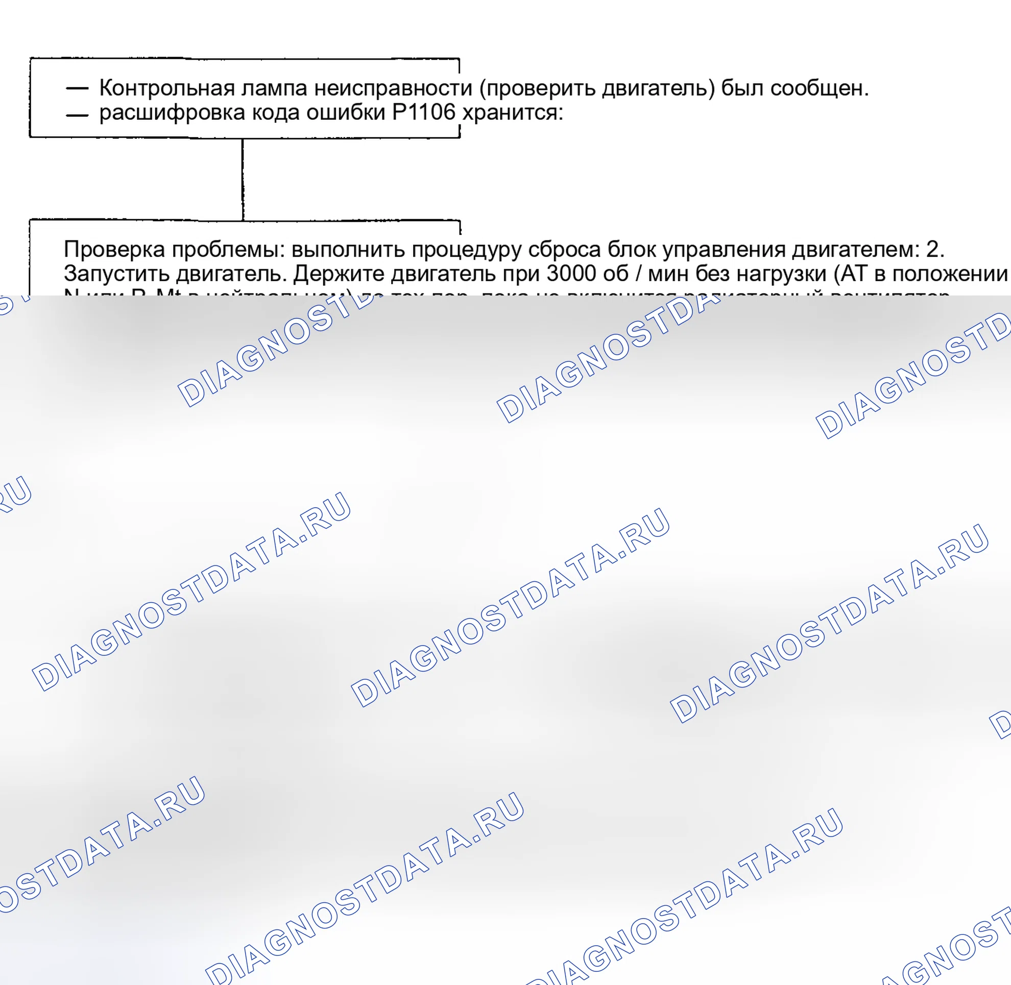 Рис. 70: расшифровка кода ошибки P1106: Схема датчика барометрического давления (диапазон / производительность). Acura NSX I