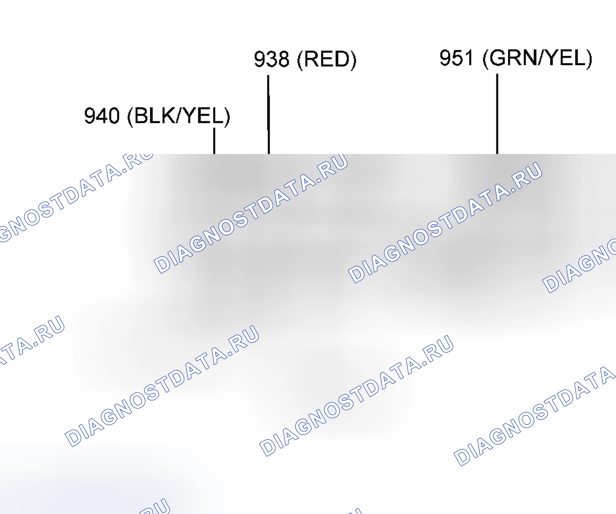 Рис. 8: Процедура 1: Электронное развертывание с неповрежденной проводкой. Ford Aspire I