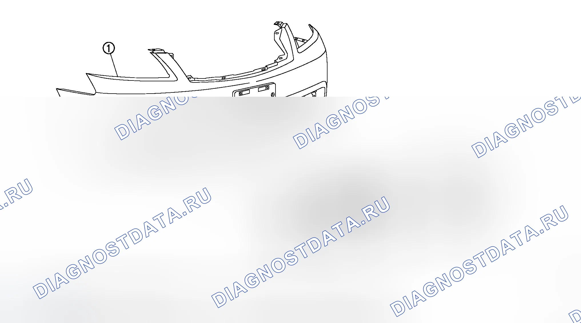 Рис. 3: Снятие и установка решетки переднего бампера. Infiniti M35 III