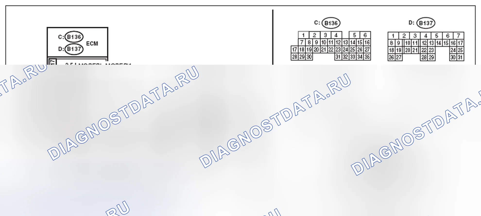 Рис. 12: электросхема. Subaru Outback BR рестайлинг