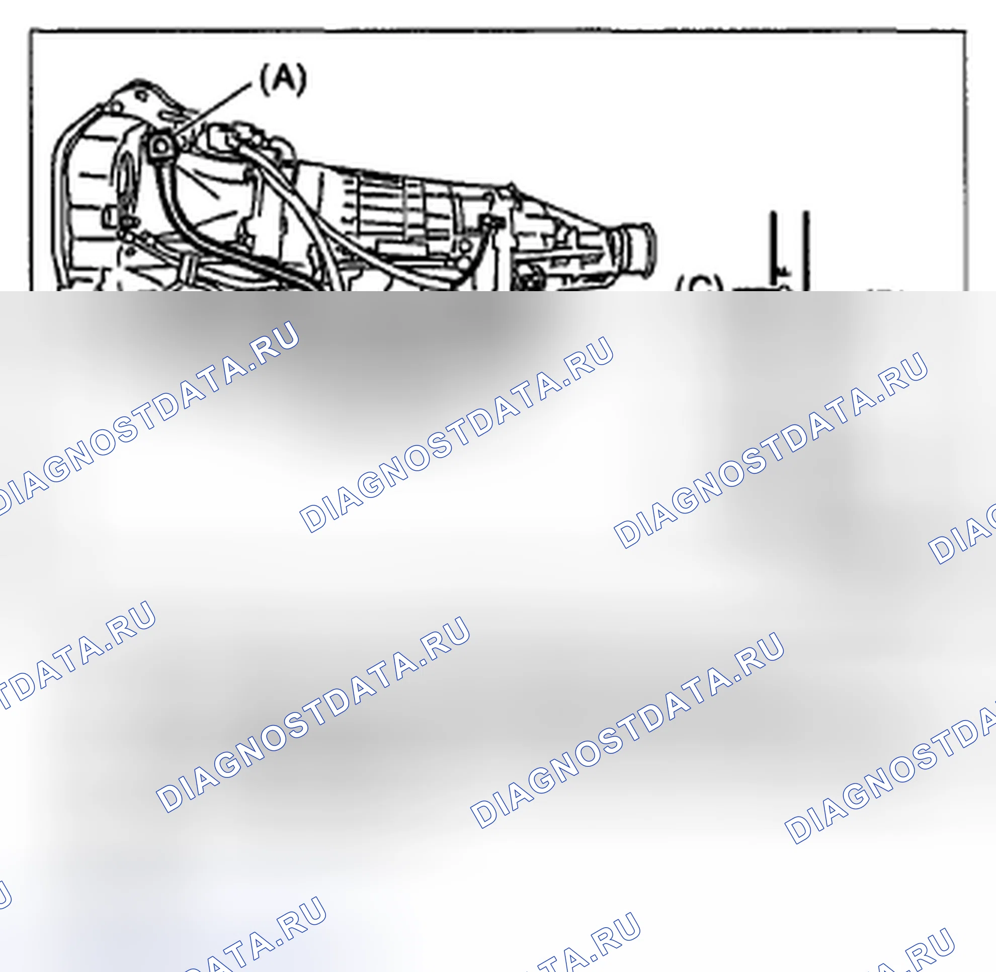Рис. 81: УРОВЕНЬ ATF. Subaru Impreza WRX STI GR