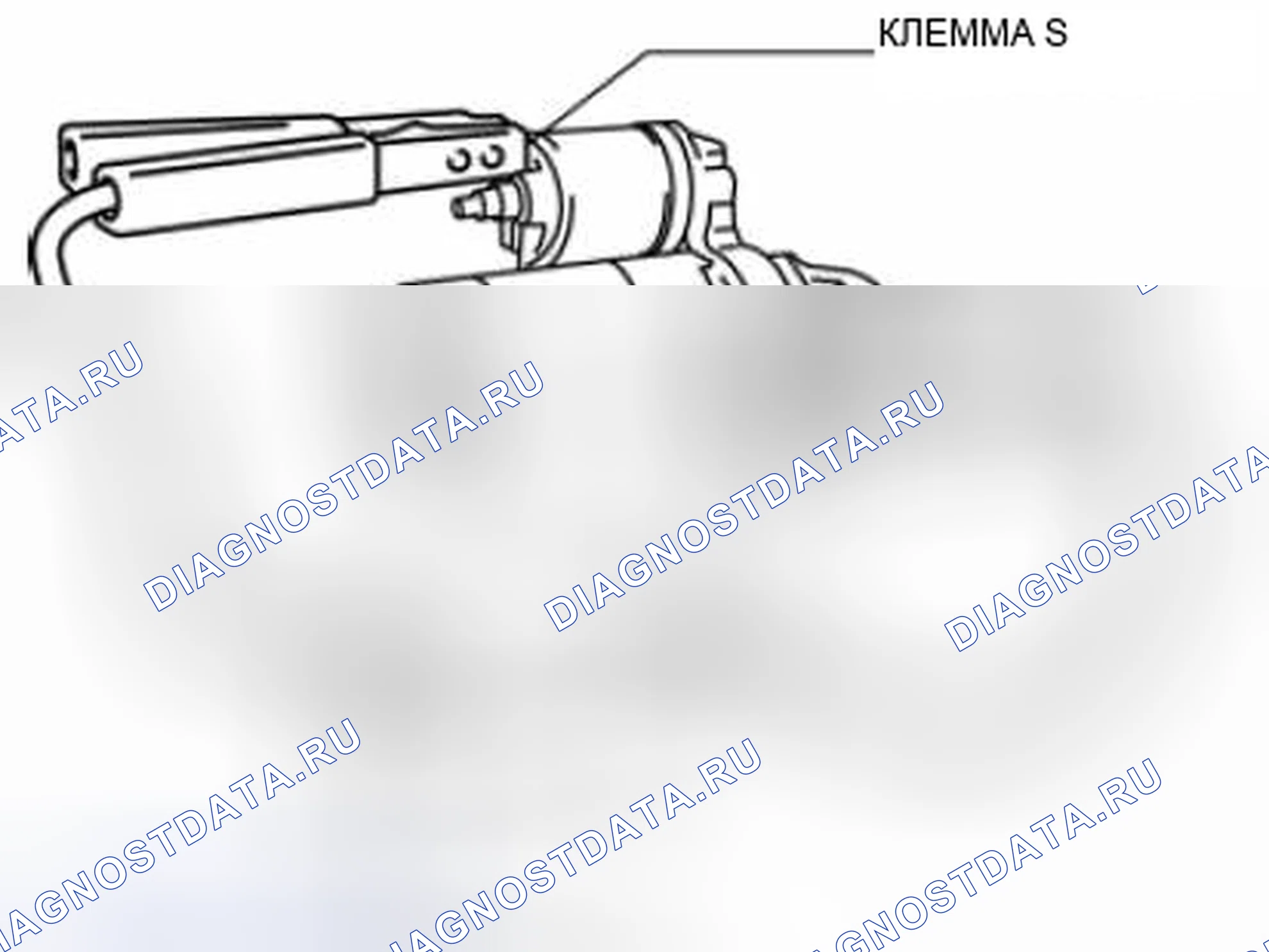Рис. 5: Контроль зазора шестерни. Mazda 3 BL рестайлинг