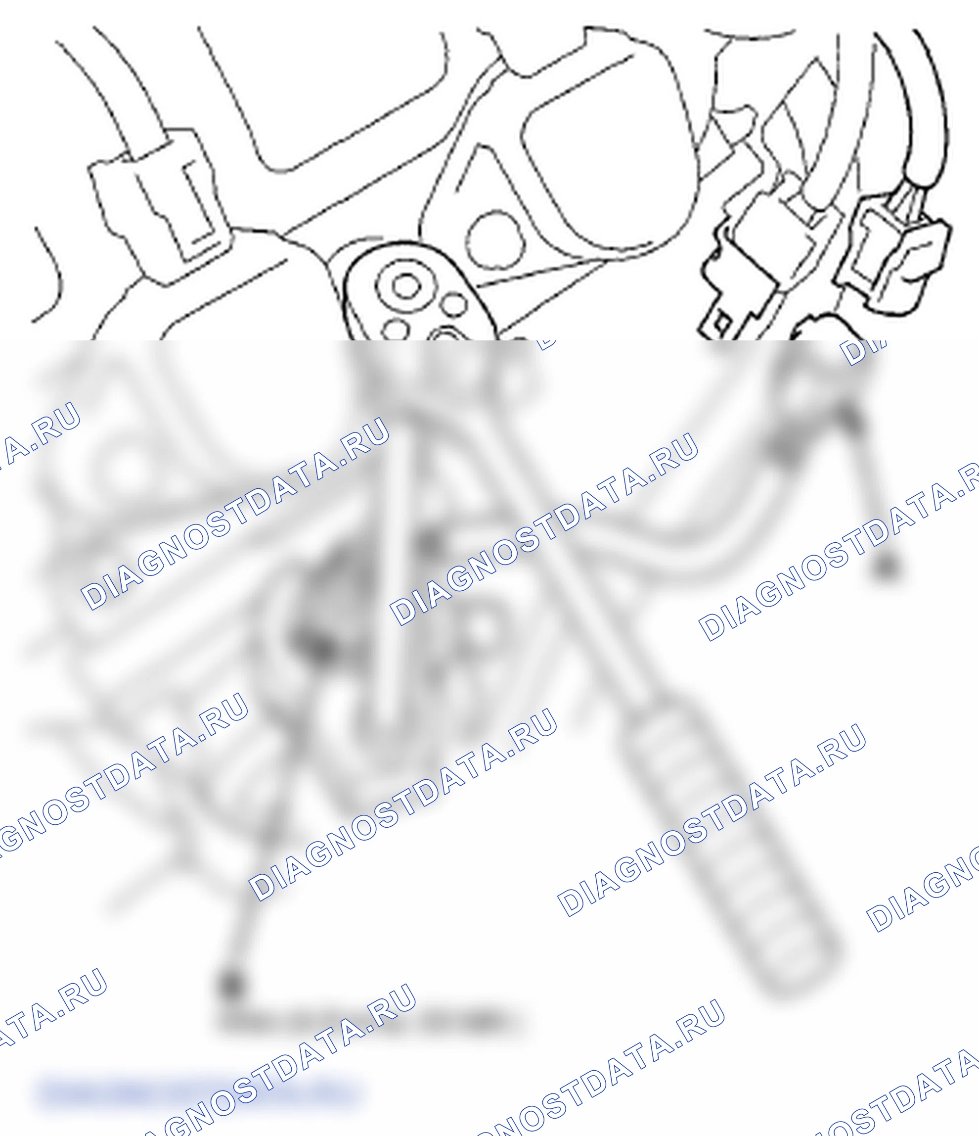 Рис. 248: Передний банк (Банк 2). Honda Pilot II